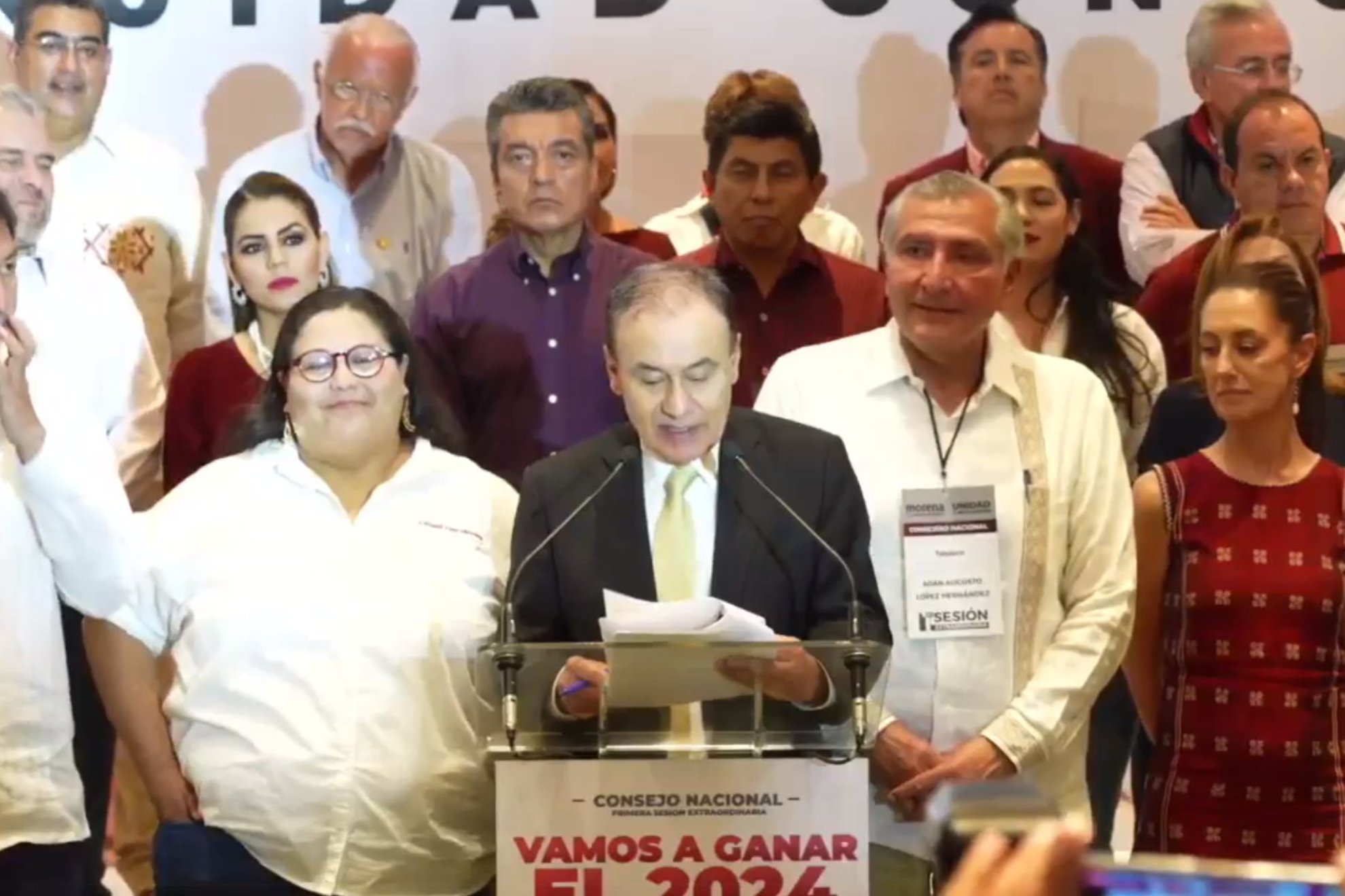 Consejo Nacional de Morena acuerda máximo de 6 aspirantes a candidato