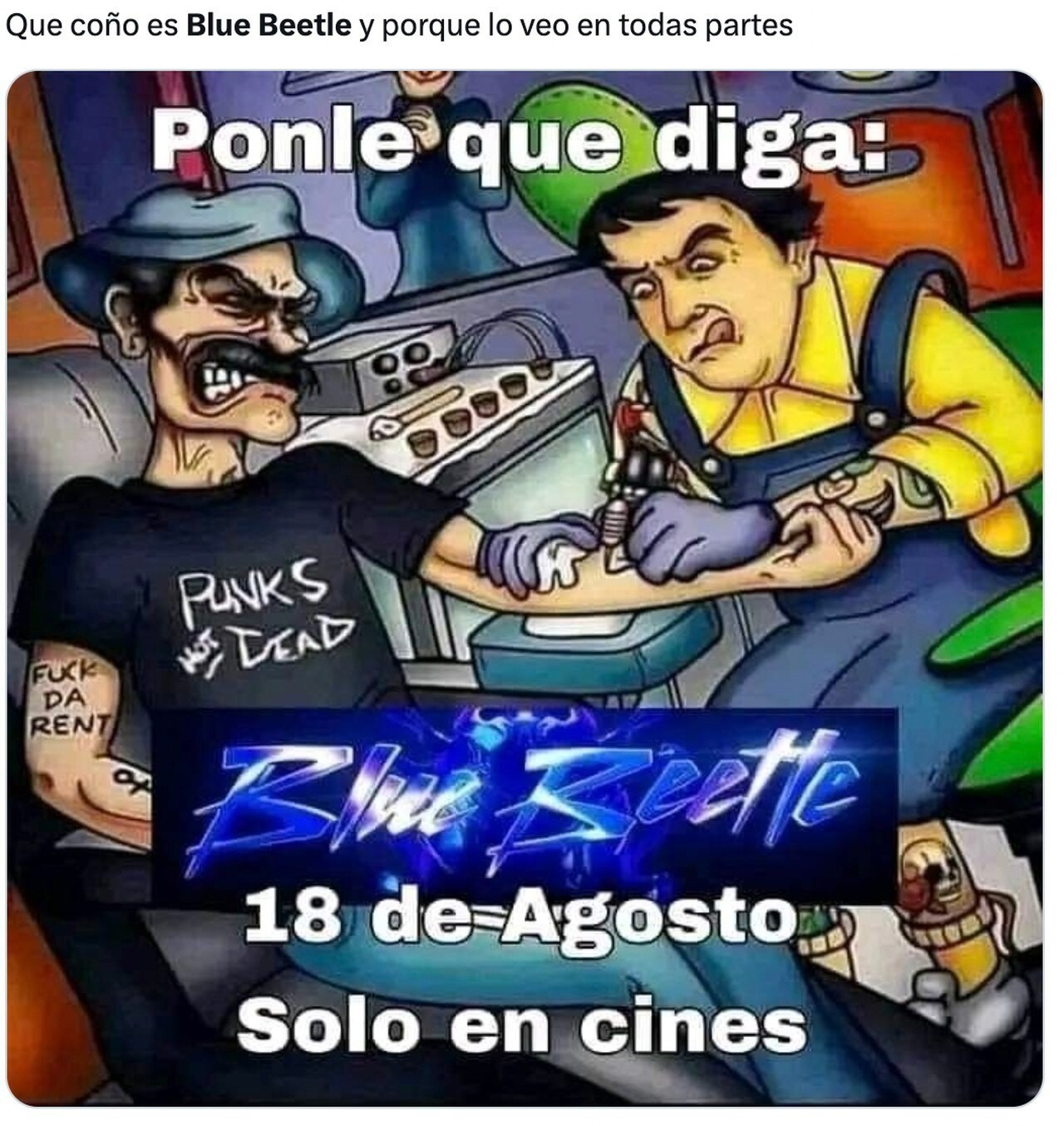 Cuándo se estrena Blue Beetle en México Memes de su estreno MARCA