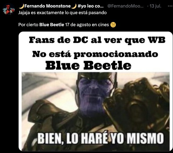 Cu Ndo Se Estrena Blue Beetle En M Xico Memes De Su Estreno Marca