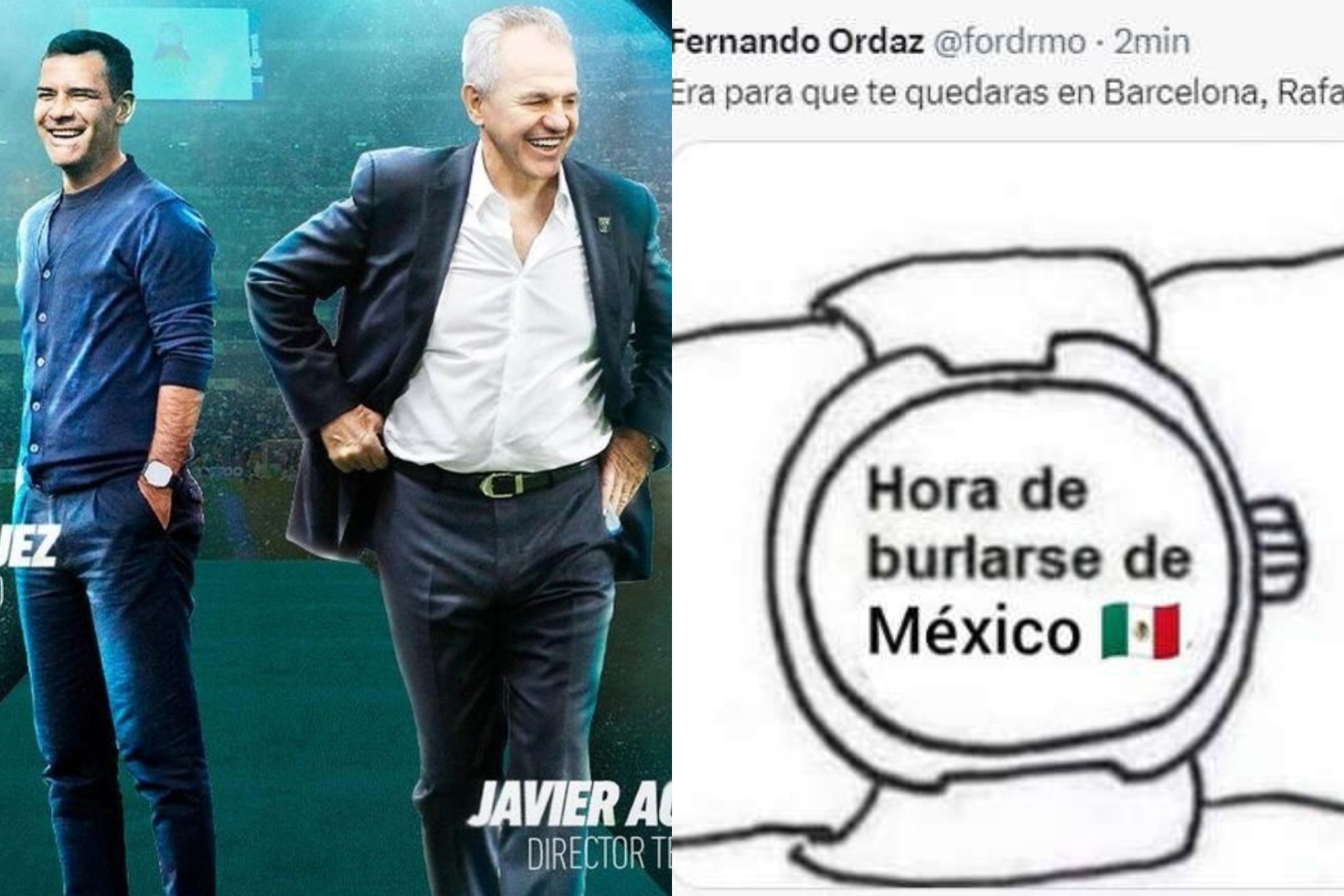 Memes Vasco Aguirre Y Rafa M Rquez Llegan Al Tri Y Redes Estallan