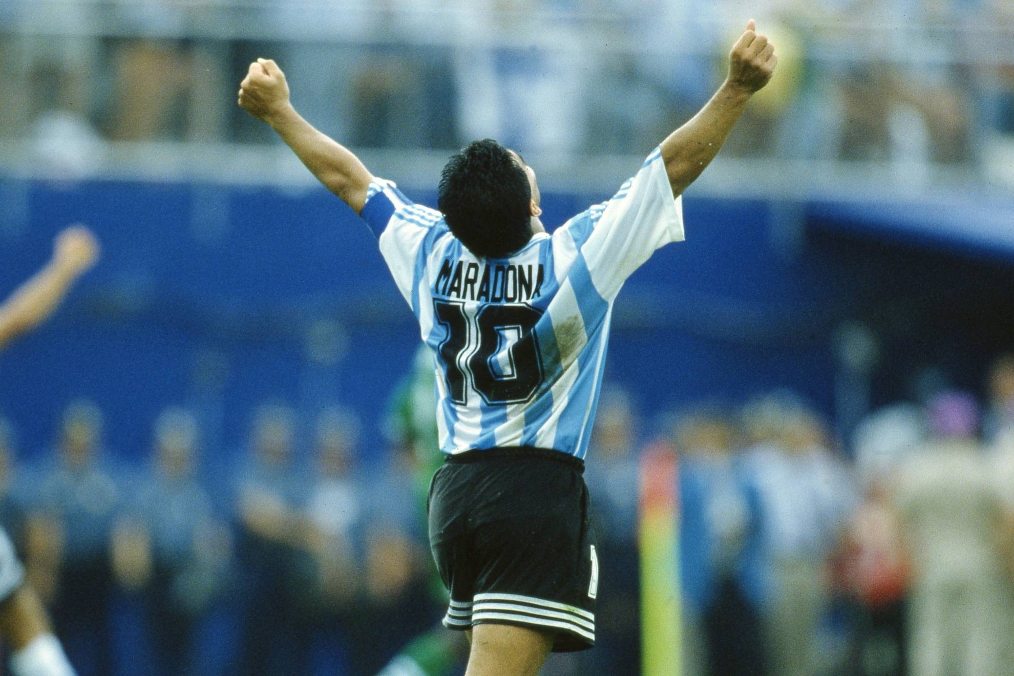 Diego Armando Maradona triunfo con la Selección de Argentina. Fue campeón del mundo en México 86