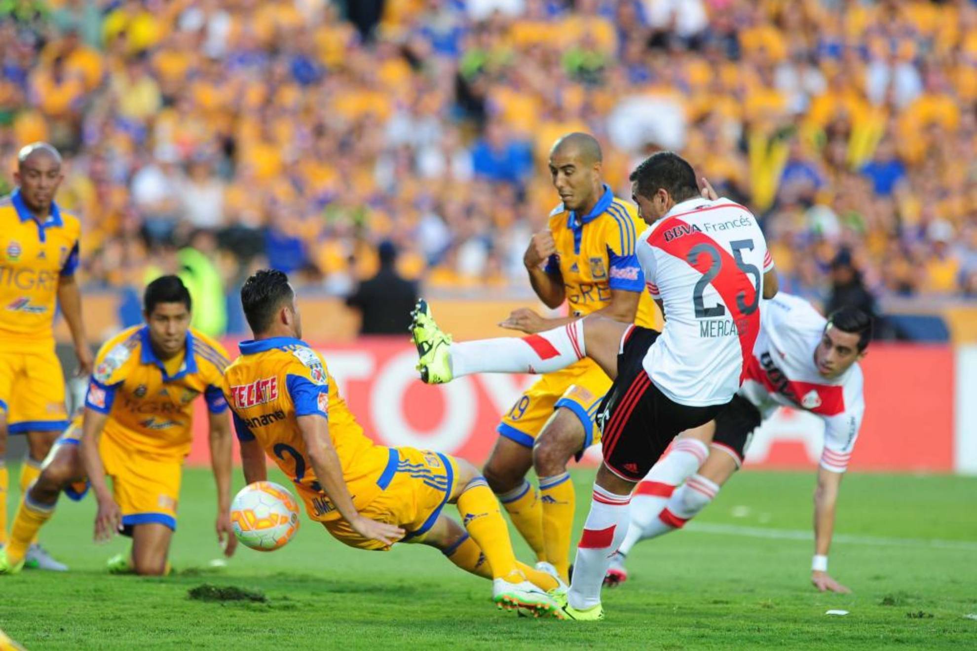 Final de ida de la Copa Libertadores 2015 en el Estadio Universitario