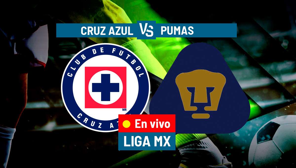 Liga MX 2023 Partido del Cruz Azul vs Pumas EN VIVO. Juego hoy Jornada