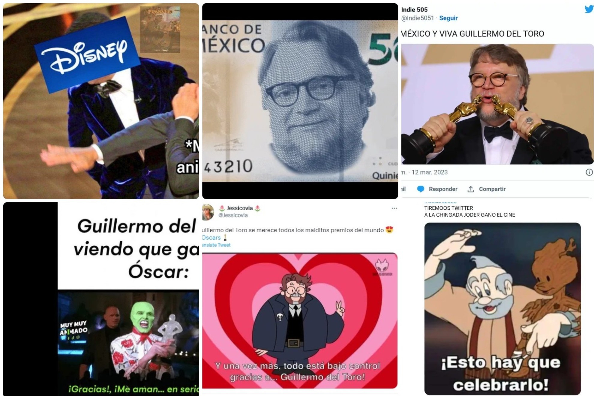 Memes Que Nos Dejaron Los Premios Oscar Guillermo Del Toro