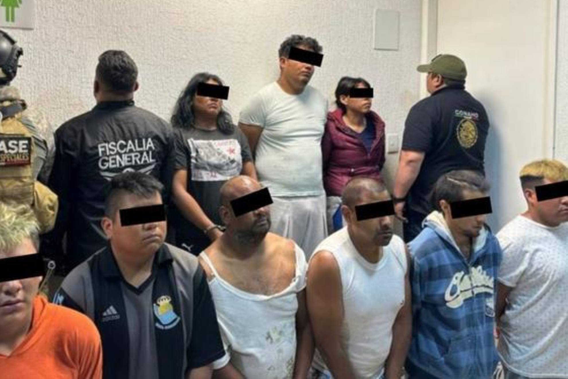 El Chapito es un prsunto sicario que fue detenido junto a otros supuestos delincuentes en Edomex