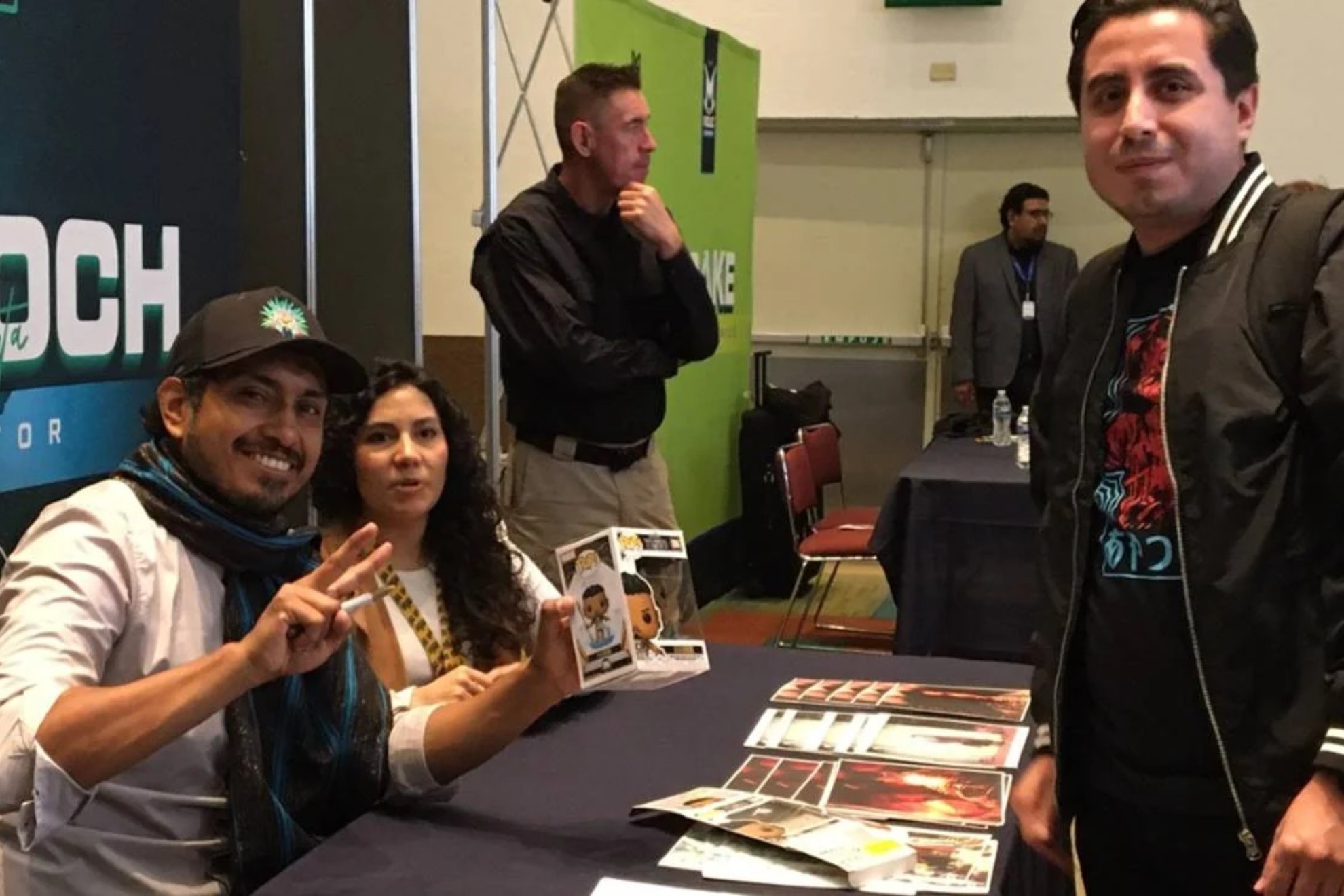 Huerta enloqueció a sus fans en la Mole Comic Con