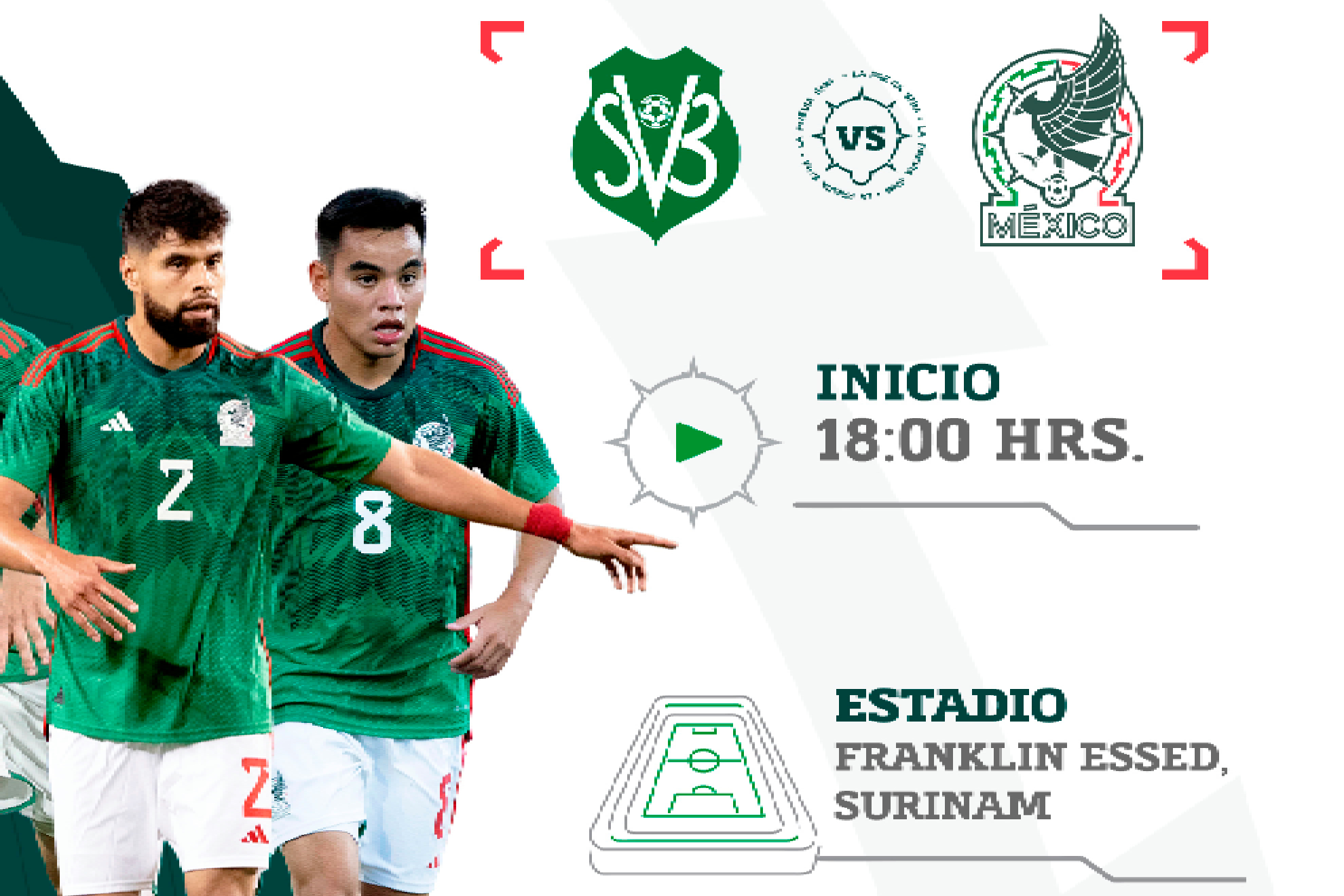 México visitará a Surinam en duelo de la Liga de Naciones de la Concacaf