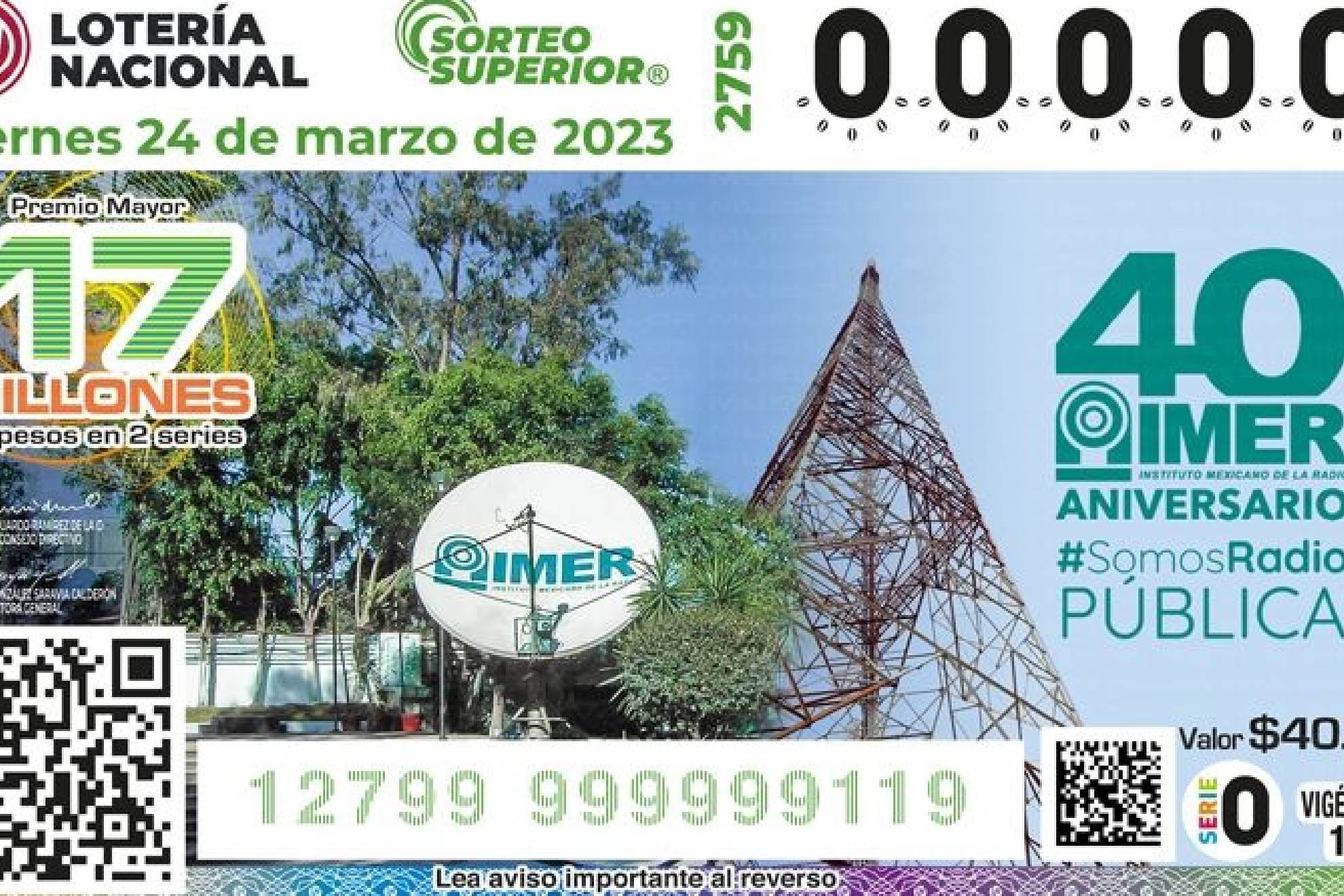 Lotería Nacional realiza el esperado Sorteo Superior 2759.