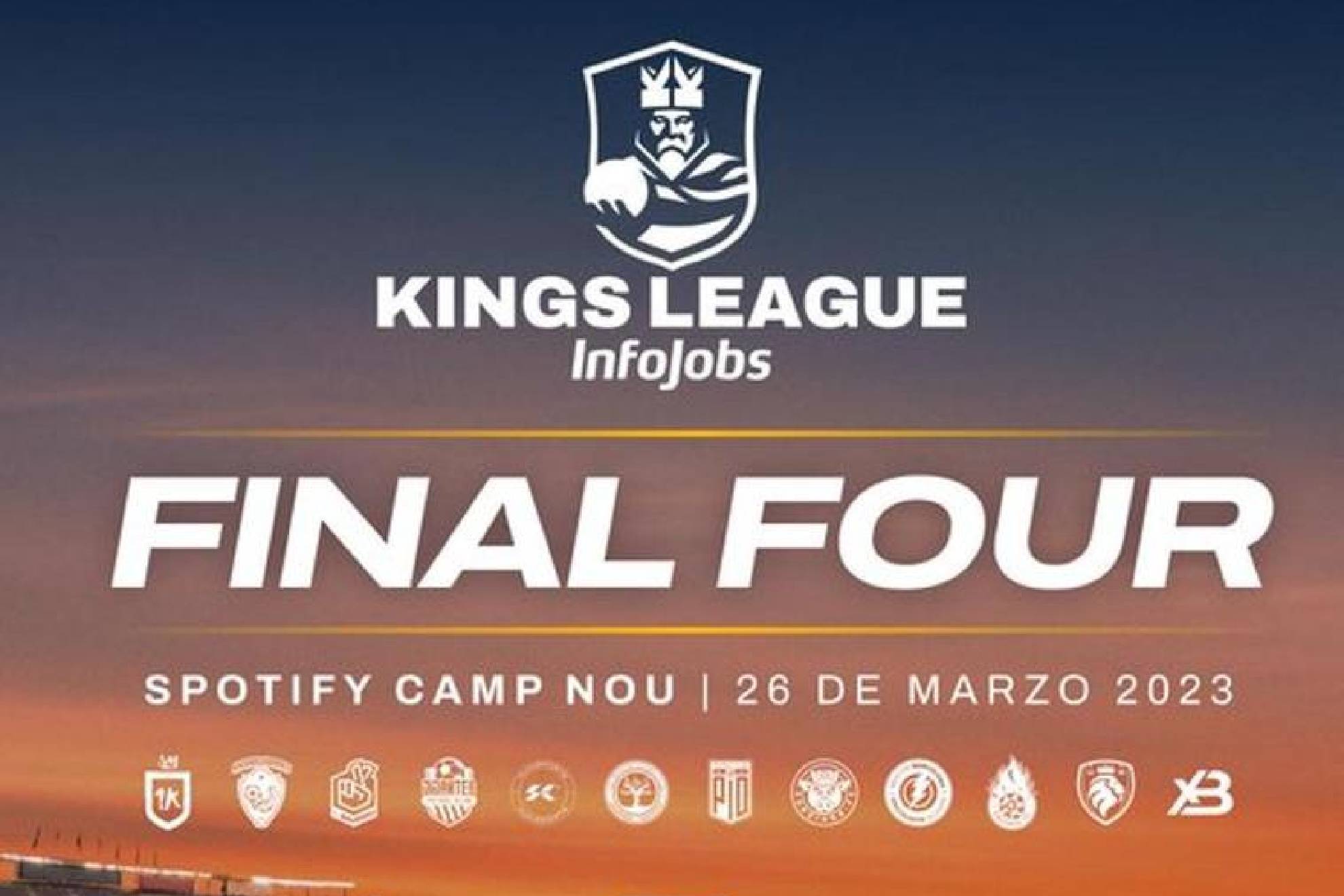 Todo listo para el esperado Final Four de la Kings League 2023.