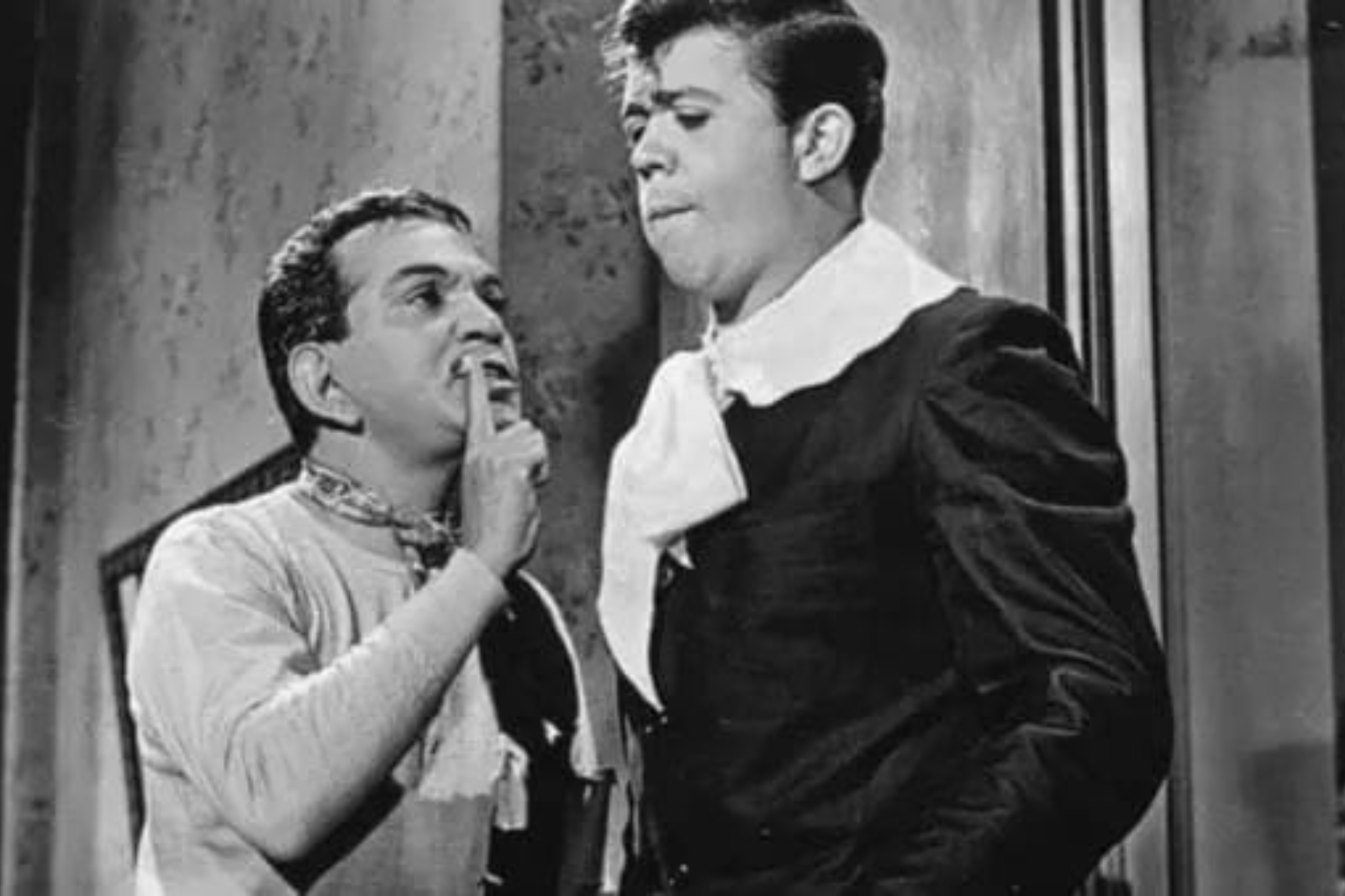 Cantinflas y Chabelo en "El extra" de 1962