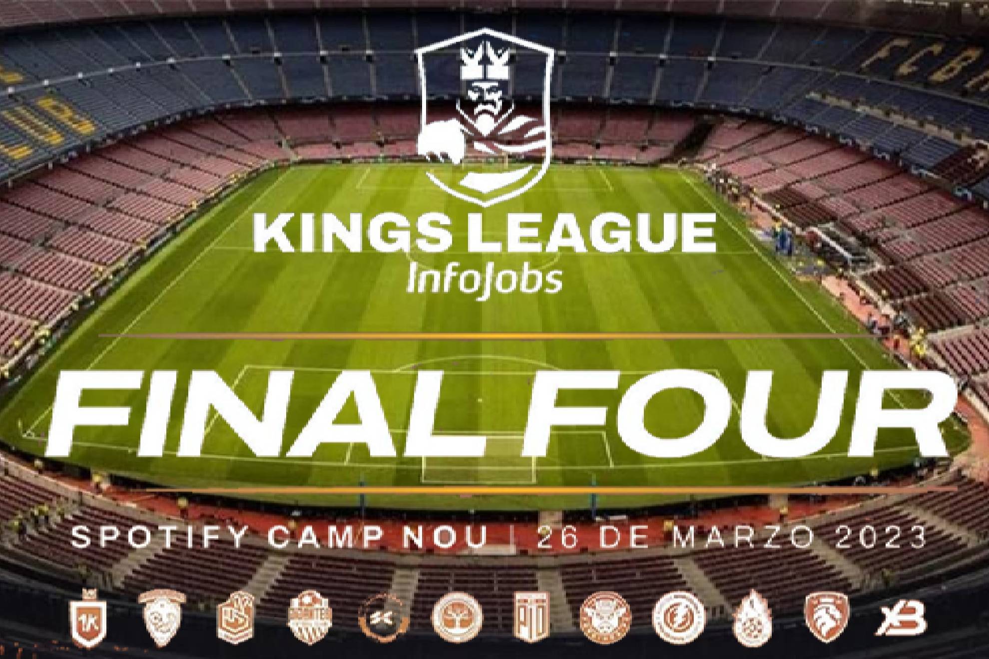 ¿Dónde ver la Kings League 2023? Horarios y partidos Final Four en el Camp Nou