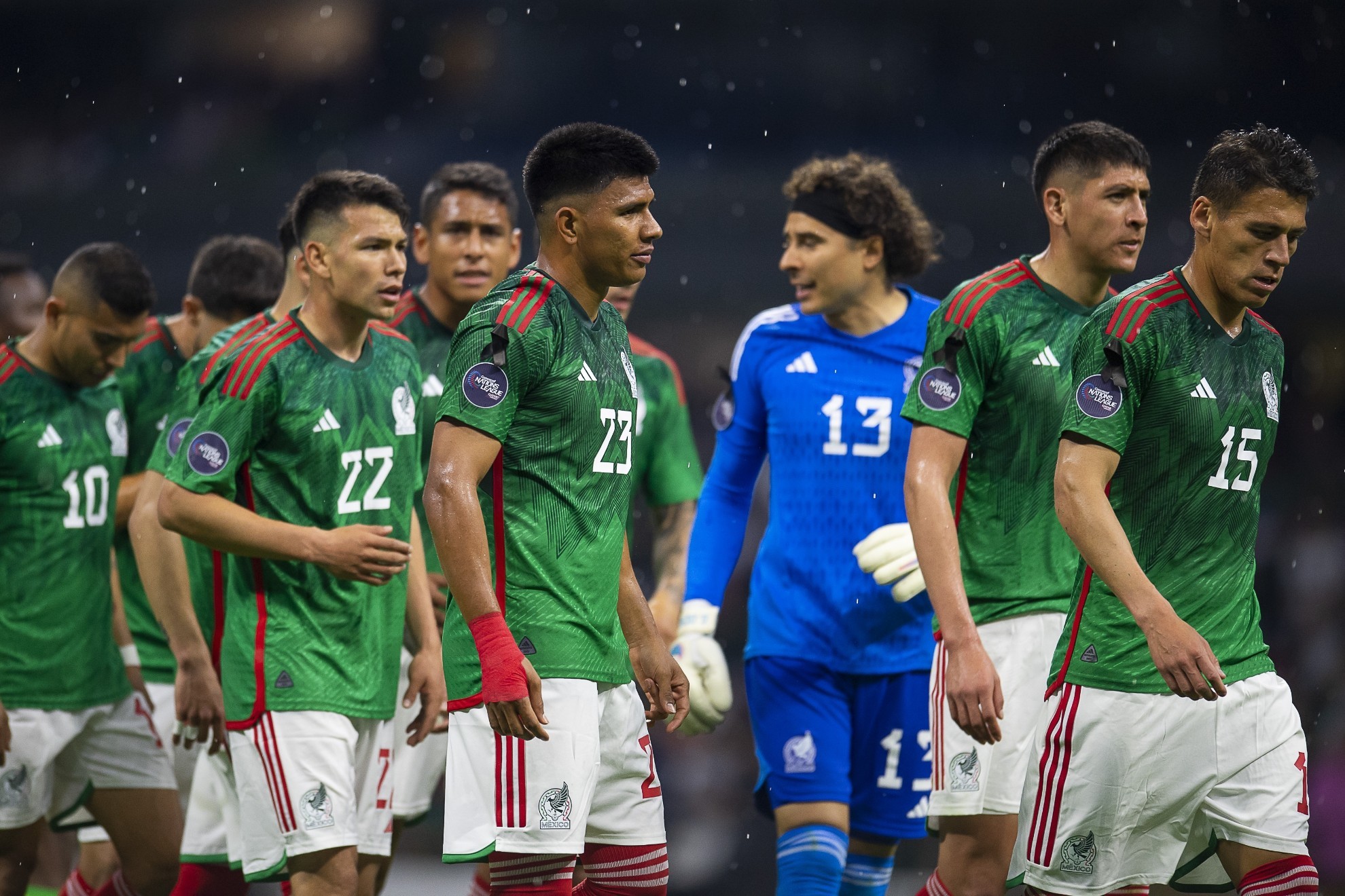 Los seleccionados en conjunto no supieron resolver el partido en el regreso al Azteca tras el fatídico Mundial de Catar.
