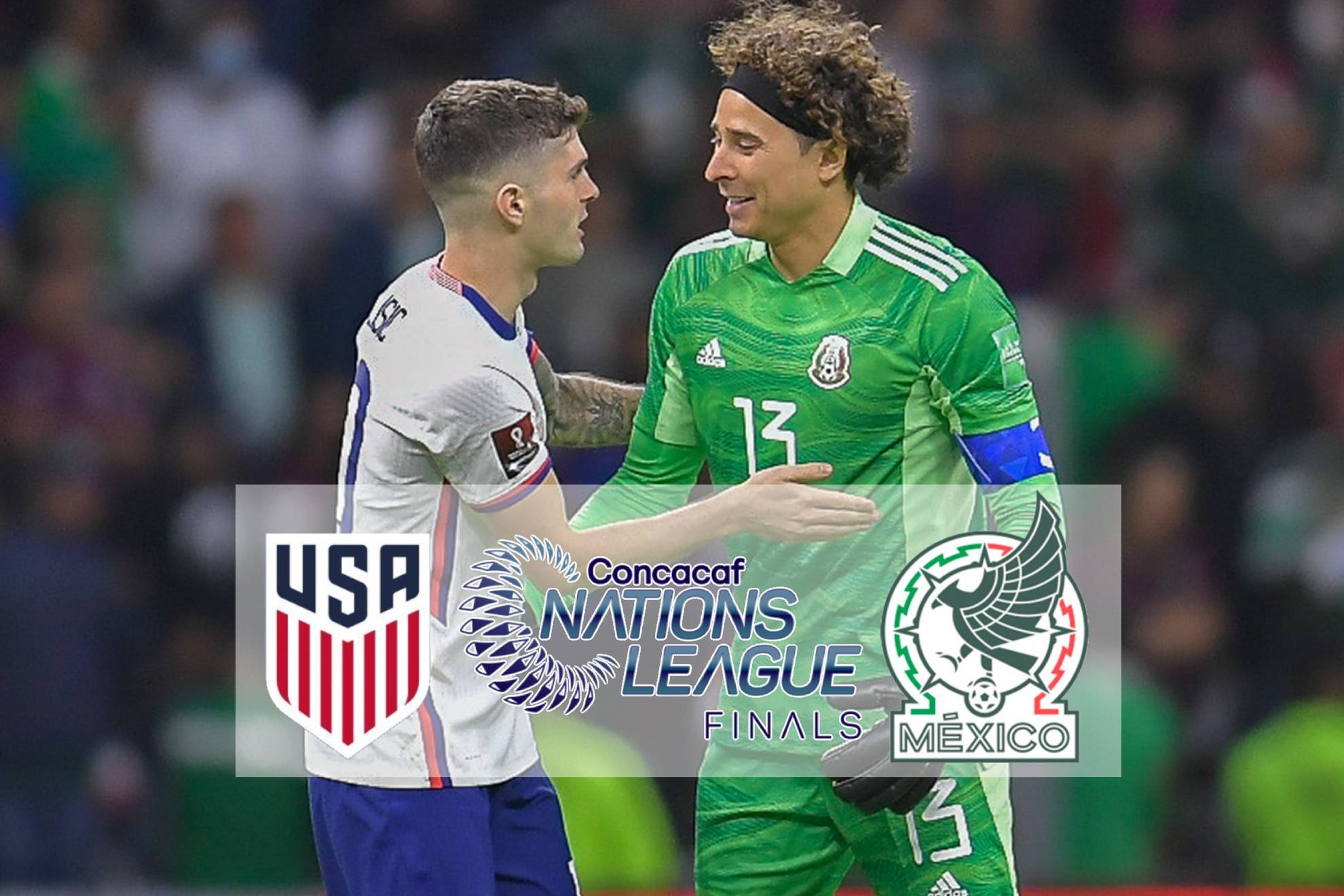 Estados Unidos y México se verán las caras en las semifinales de la Liga de Naciones