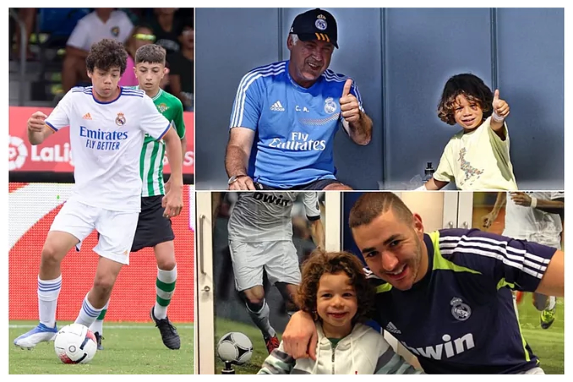 ¡Los increíbles maestros que ha tenido el hijo de Marcelo en el Real Madrid!
