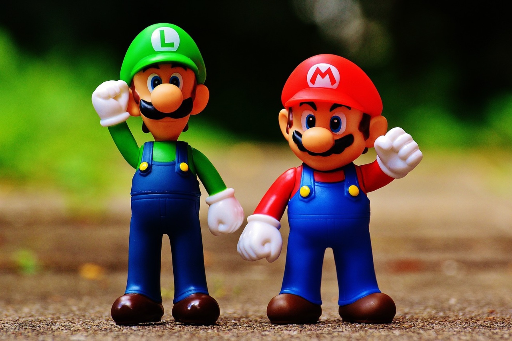 Los hermanos Mario y Luigi.