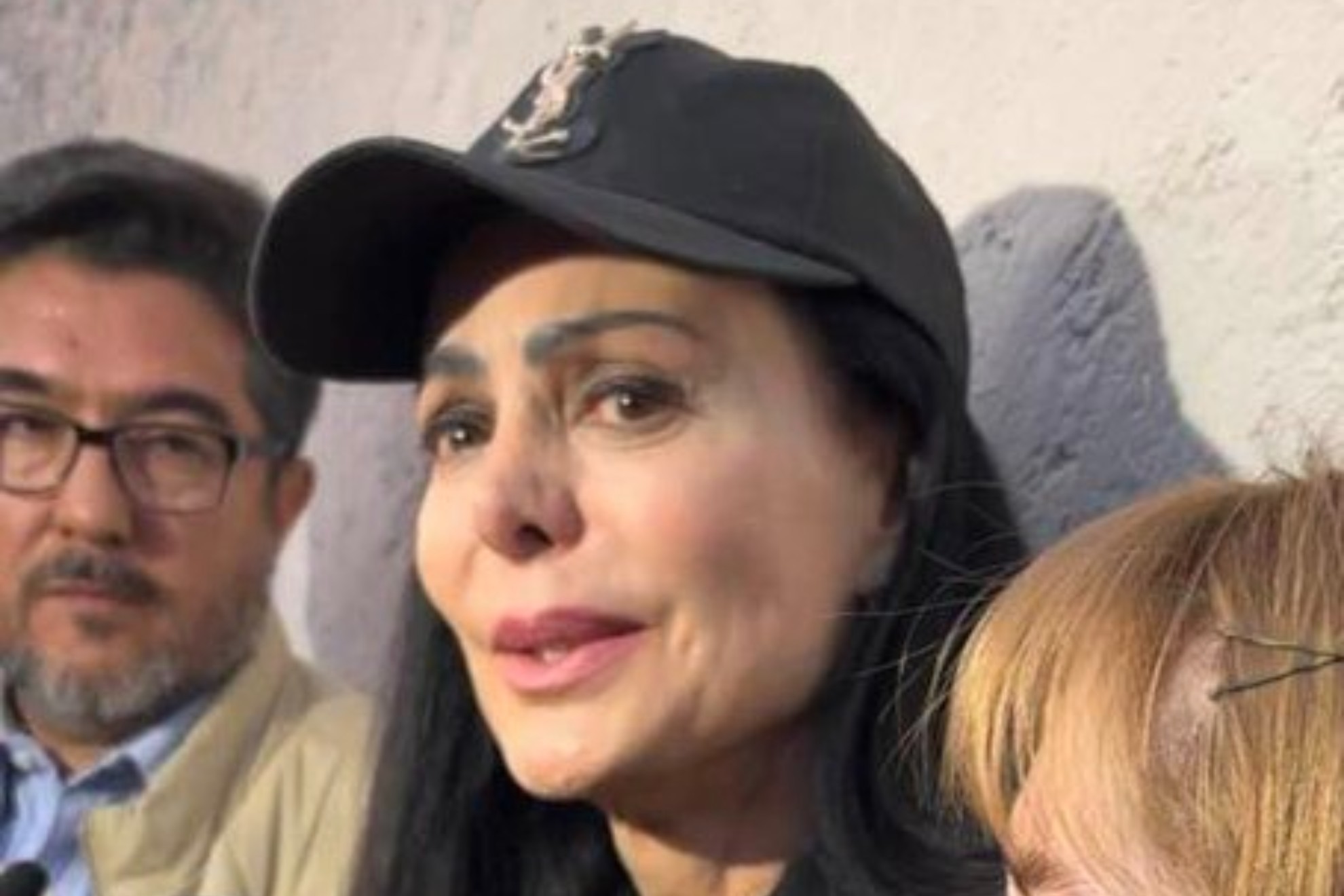 Maribel Guardia habl con los medios de comunicacin tras la muerte de su hijo.