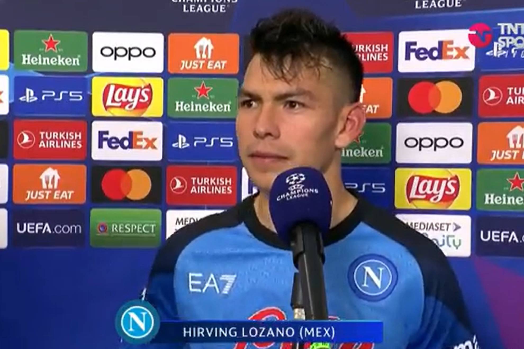 Hirving Lozano considera que s era penalti ante AC Milan