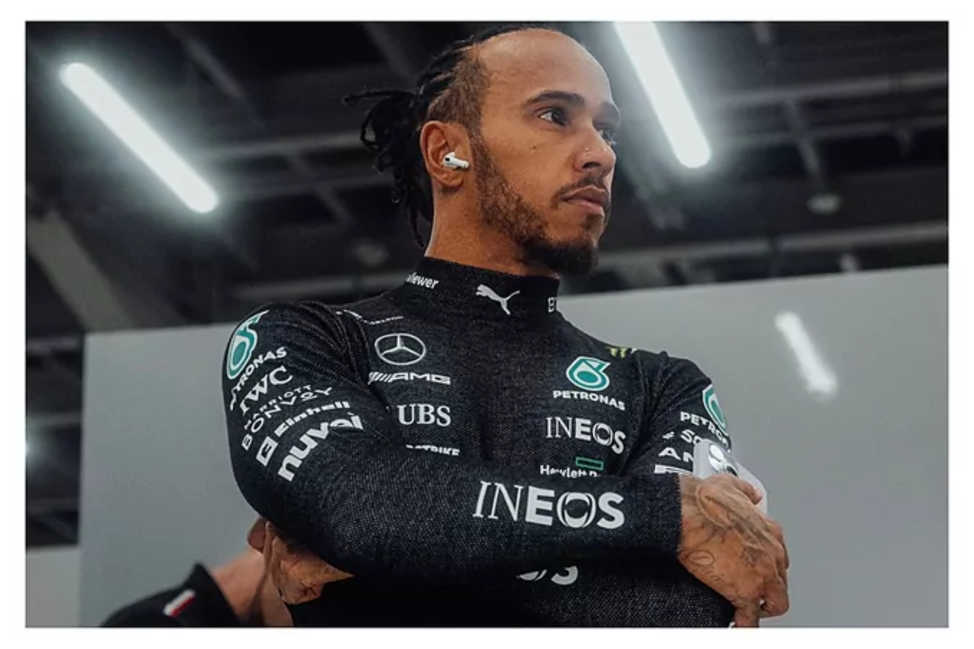 Hamilton, durante un Gran Premio