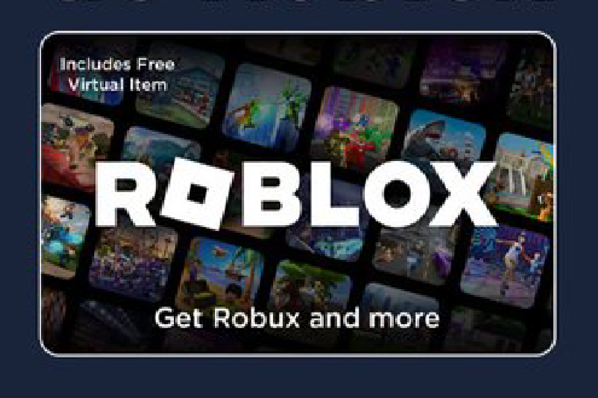 Código digital canjeable por Robux para comprar juegos en Roblox - Incluye  un objeto virtual gratis