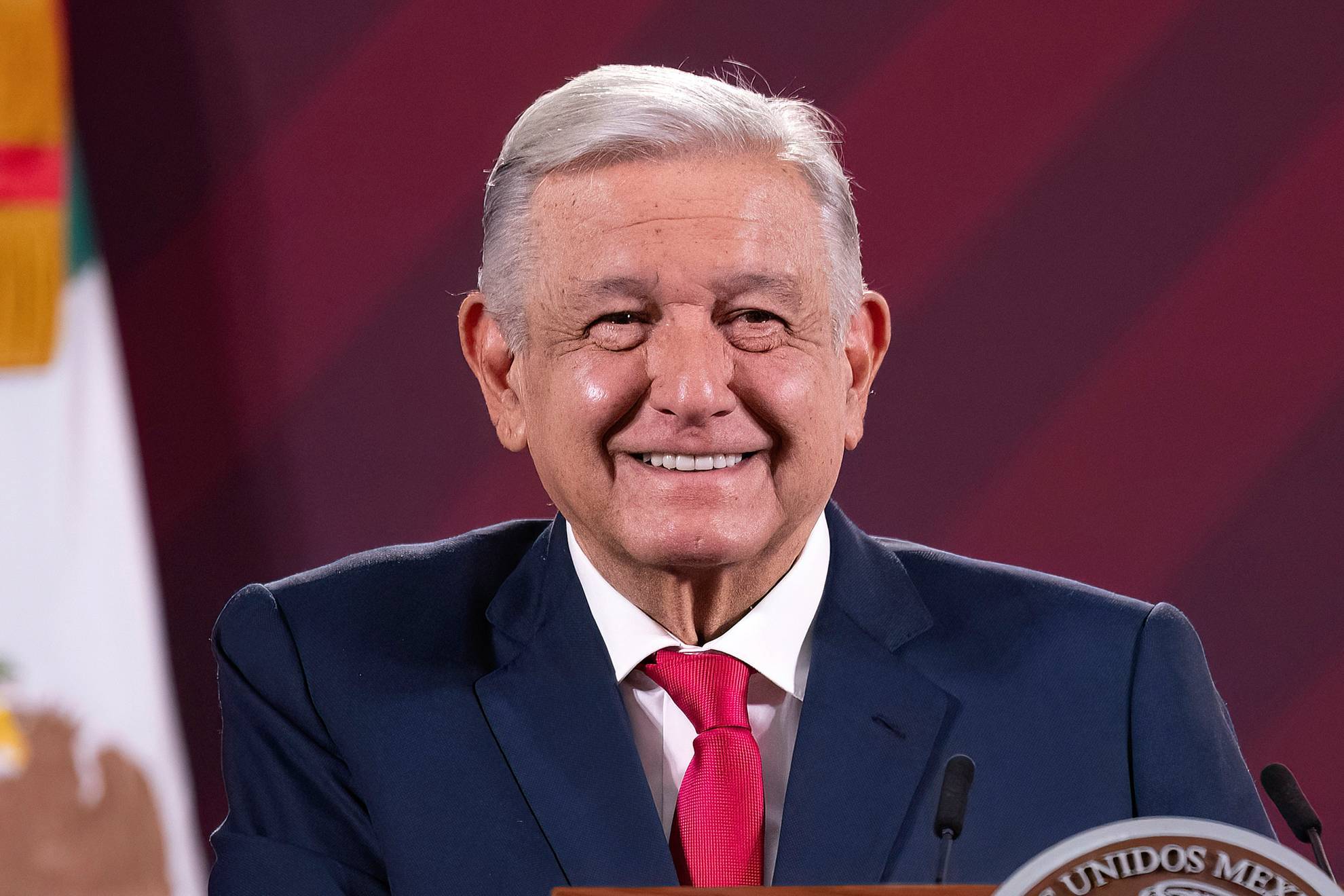 El presidente Andrs Manuel Lpez Obrador en su conferencia maanera desde Palacio Nacional 2024