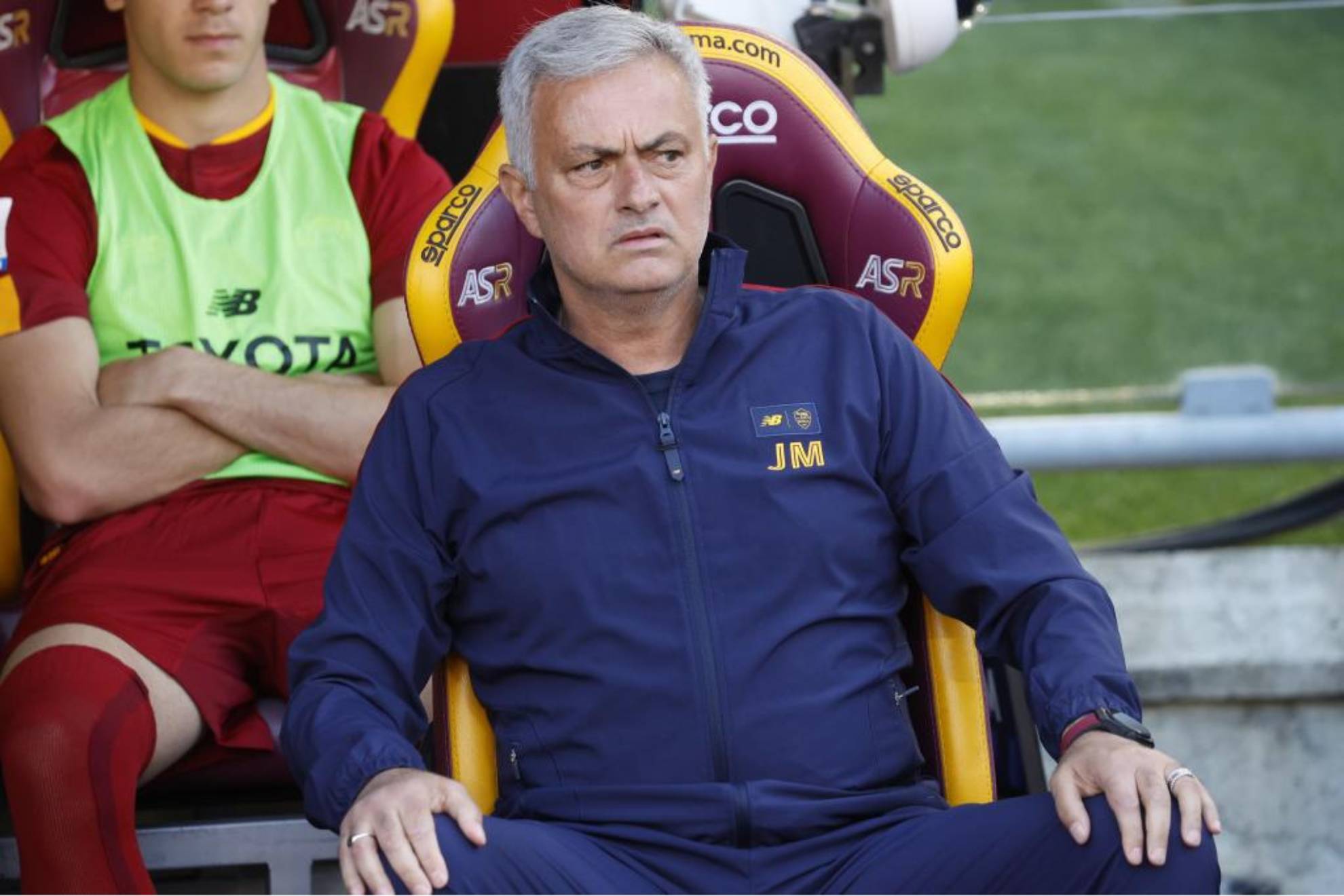 Jos Mourinho, entrenador de la Roma