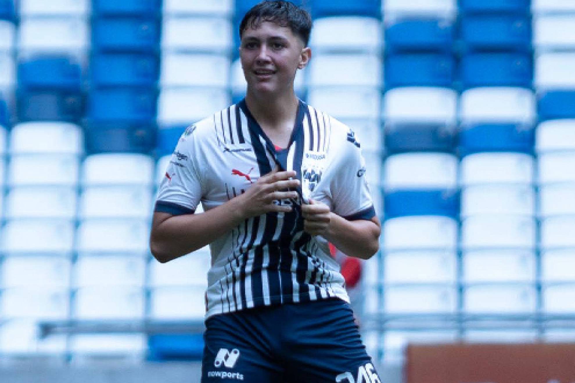 El hijo de Aldo De Nigris metió gol para el título del Monterrey Sub-14.