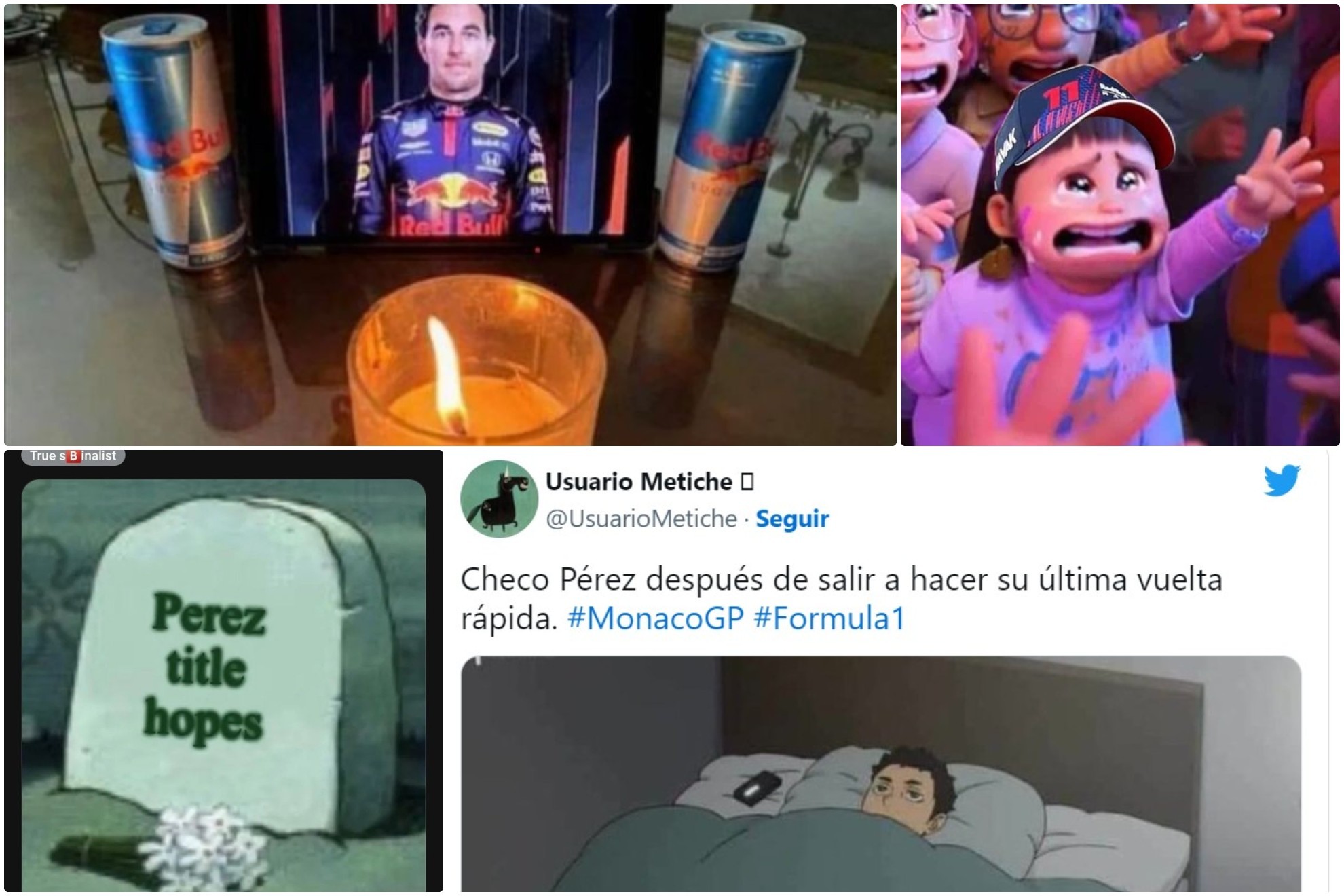 Lo de Checo el día de hoy es algo que pone triste a todos los mexicanos; por suerte, tenemos los memes, que nos alivian un poco la pena.
