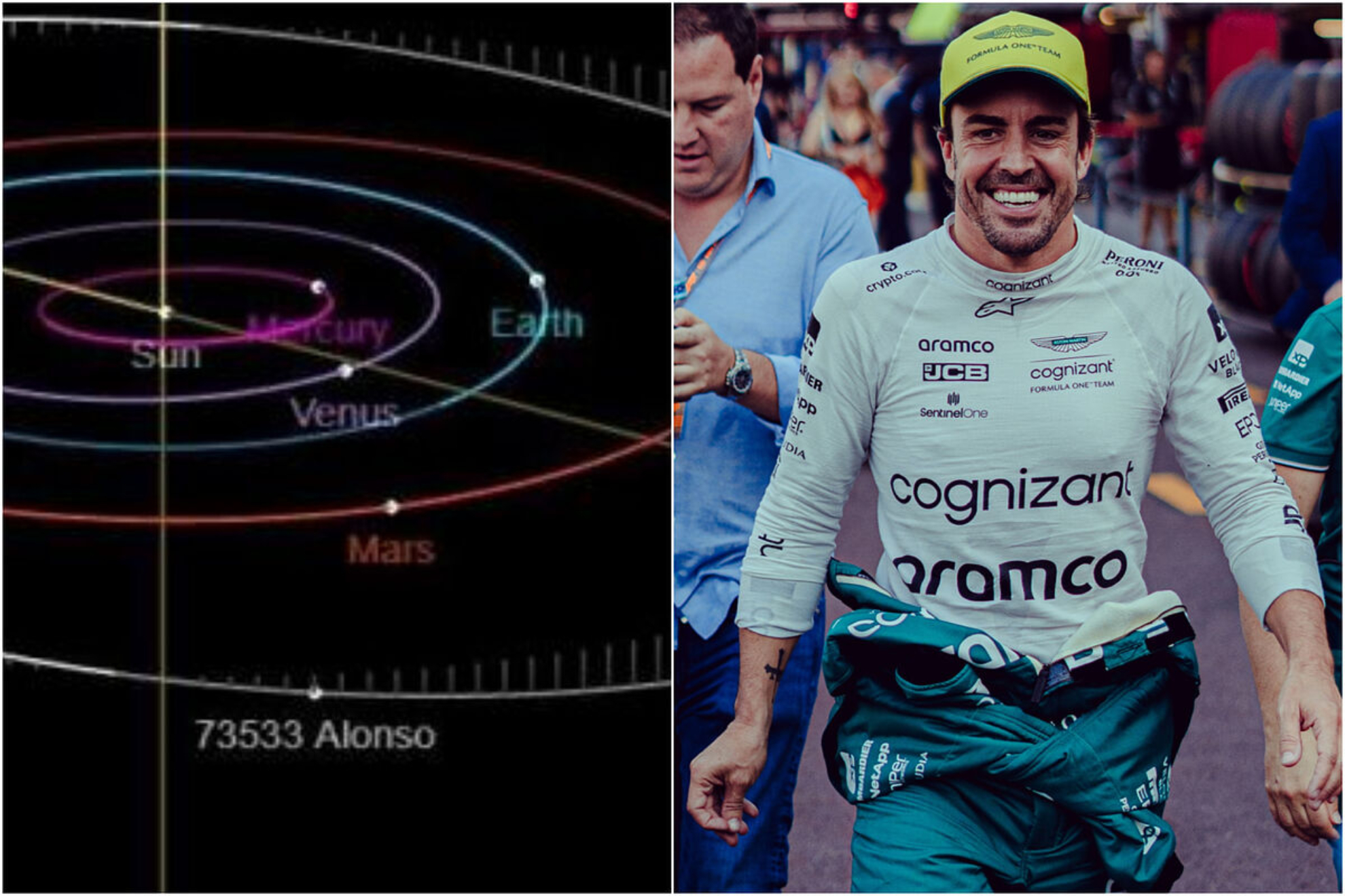 Un asteroide es bautizado con el nombre de Fernando Alonso