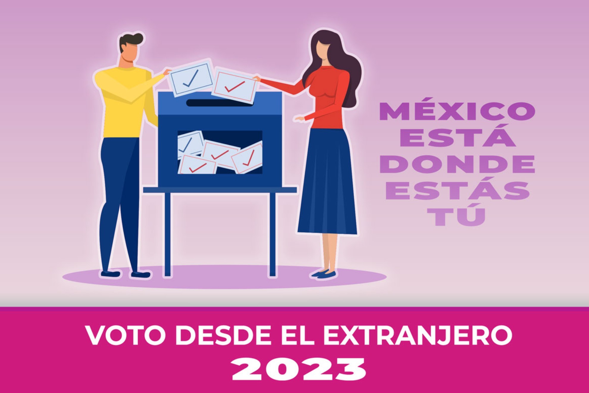 En esta ocasión se implementará, por primera vez, la modalidad de voto presencial en consulados mexicanos.