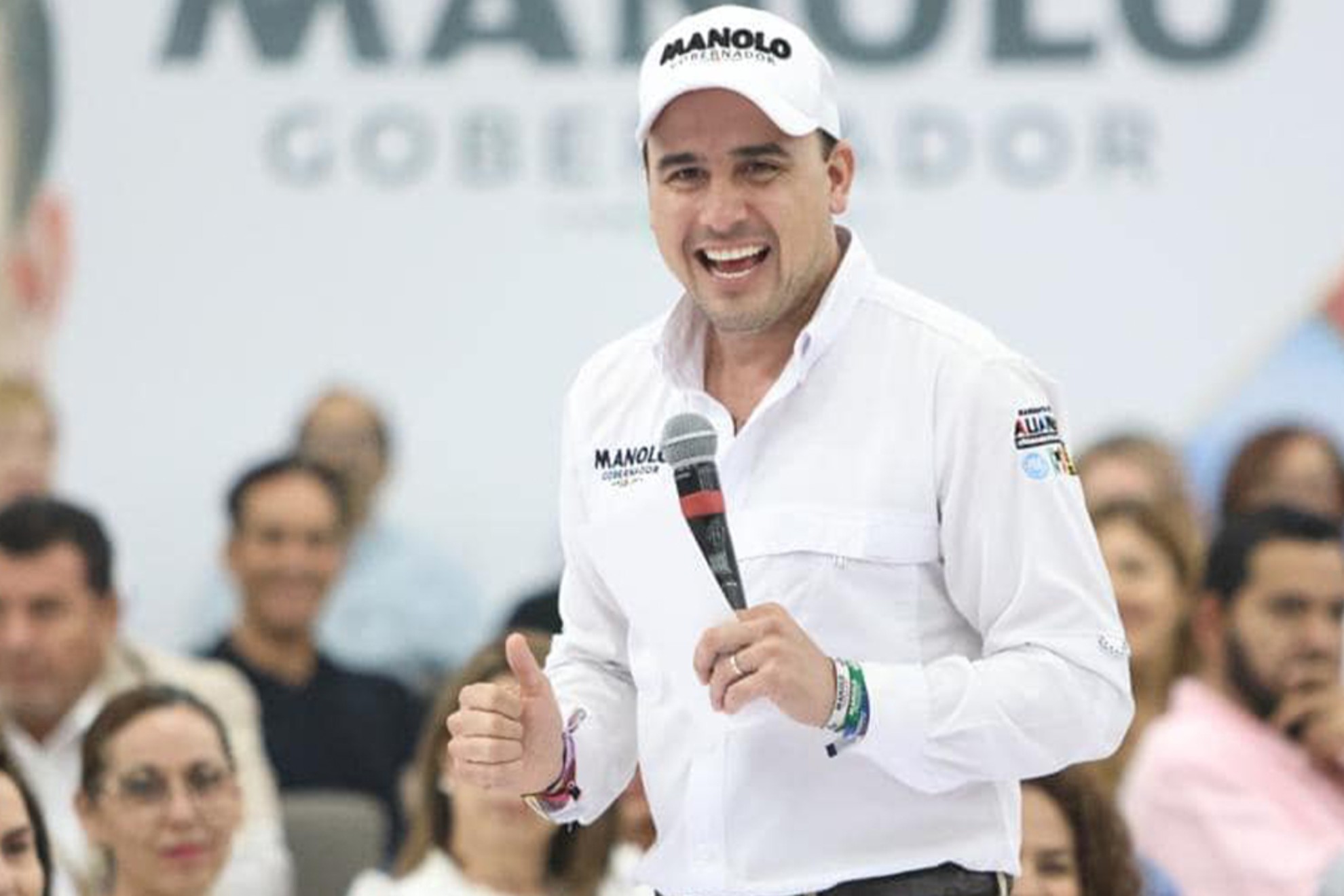 Manolo Jiménez, candidato de la Alianza PRI-PAN-PRD por el gobierno de Coahuila.