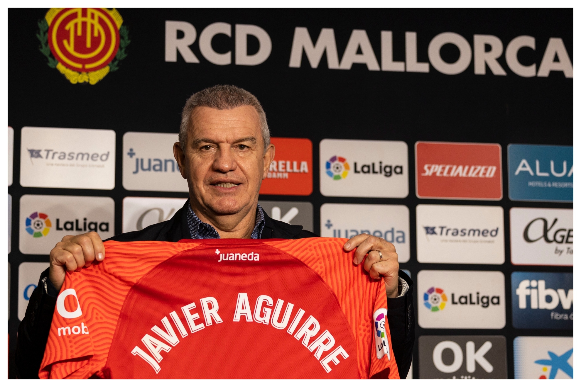 Javier Aguirre, el día de su presentación como técnico del Mallorca