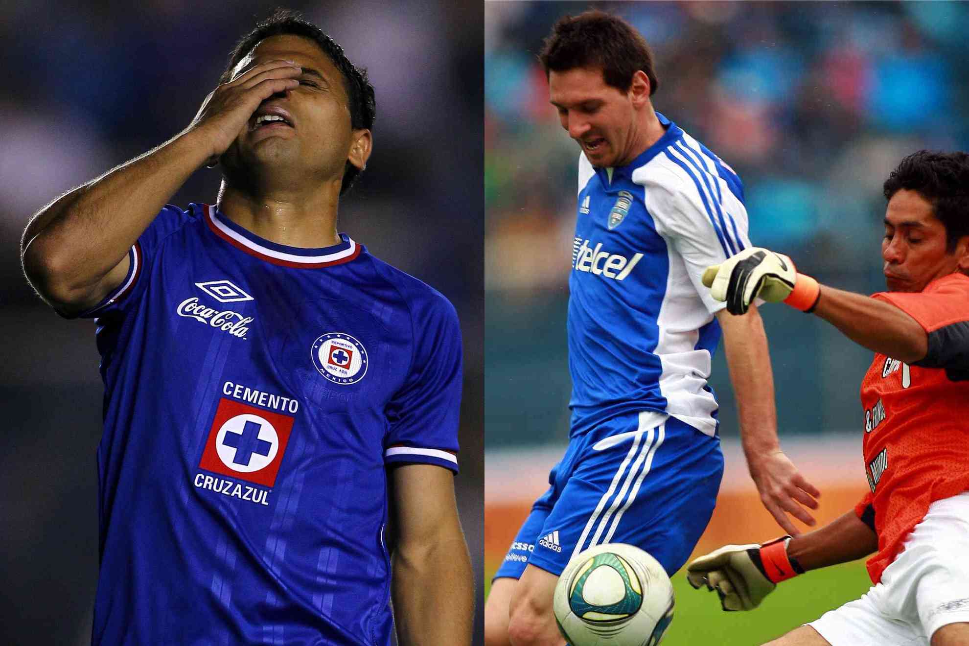 Maximiliano Biancucchi, Lionel Messi y Jorge Campos.