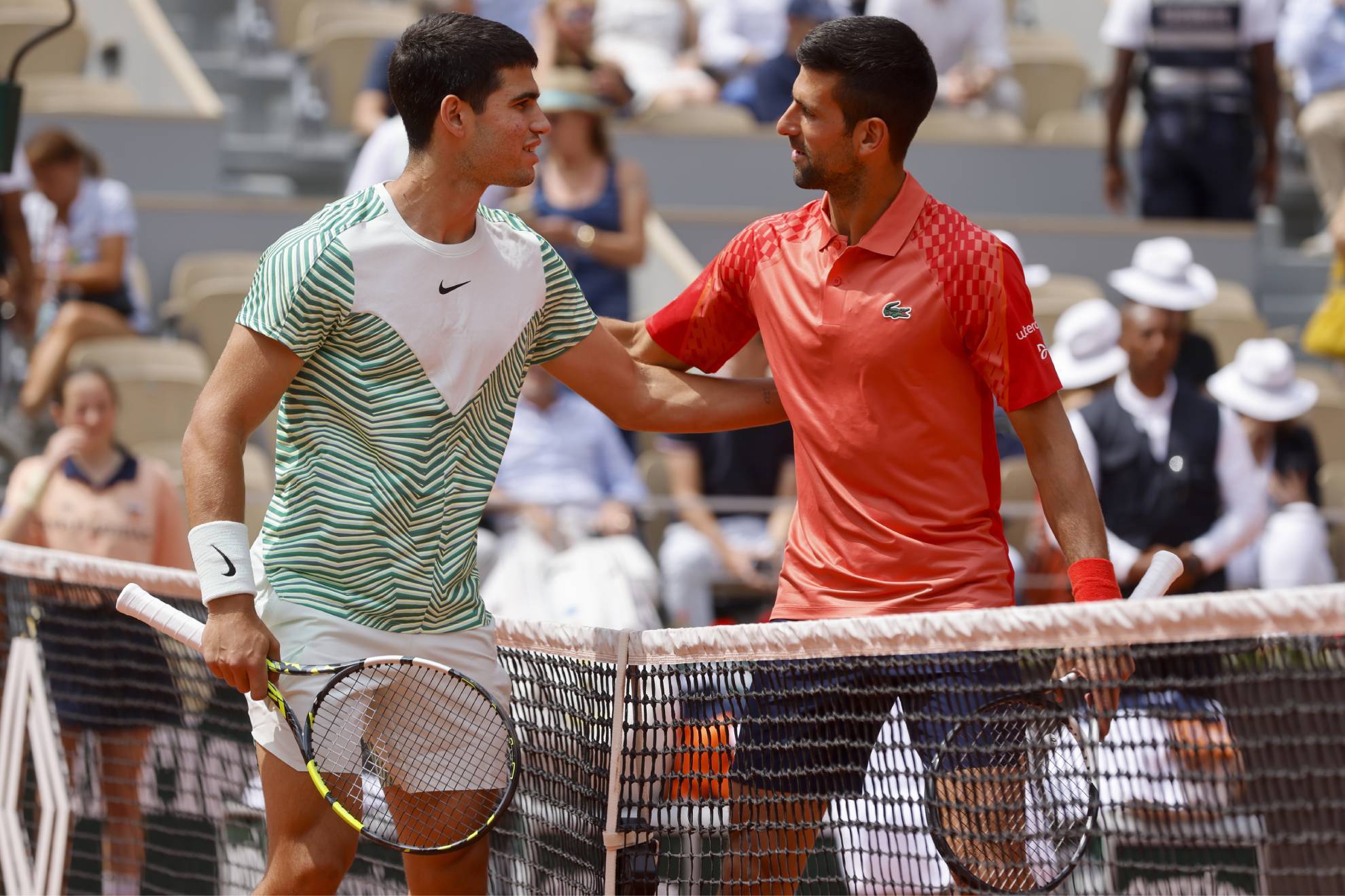 Carlos Alcaraz vs Novak Djokovic EN VIVO Online. Semifinal Roland Garros 2023