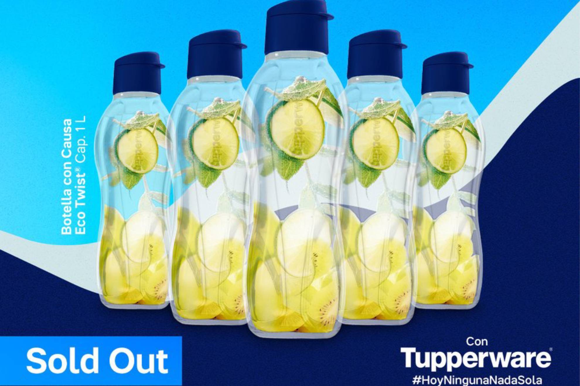 Tupperware Botella Eco Twist 1 Litro toper - Tupperware - LolaPay