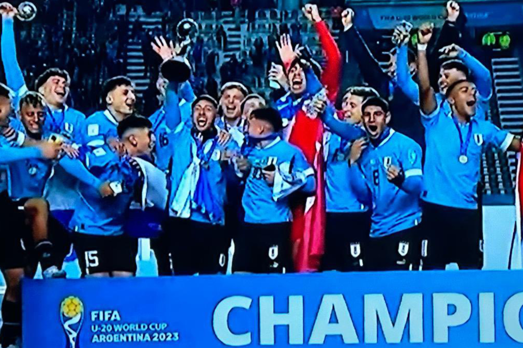 Por primera vez Uruguay se corona Campen del Mundo de la categora