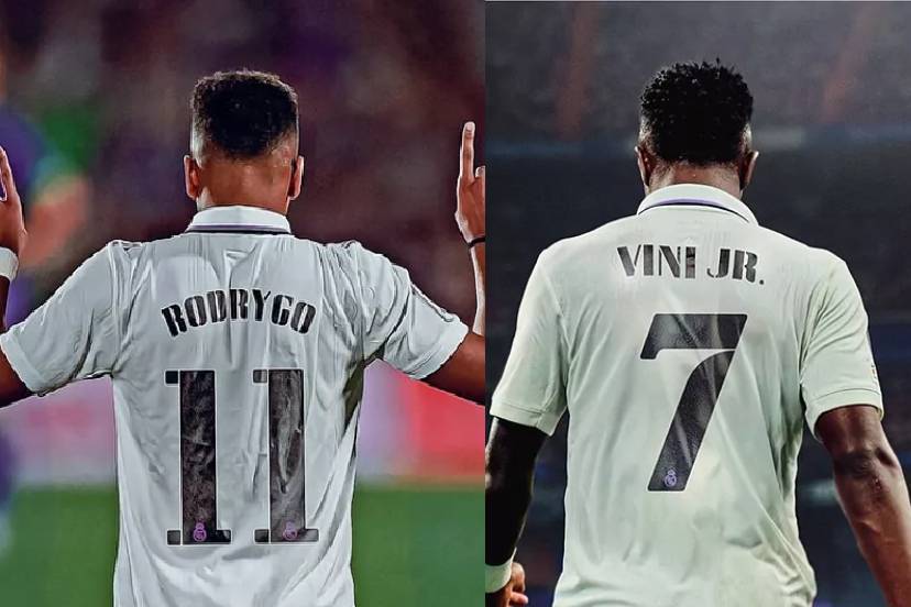 11 y 7, ahora los usarn Rodrygo y Vinicius