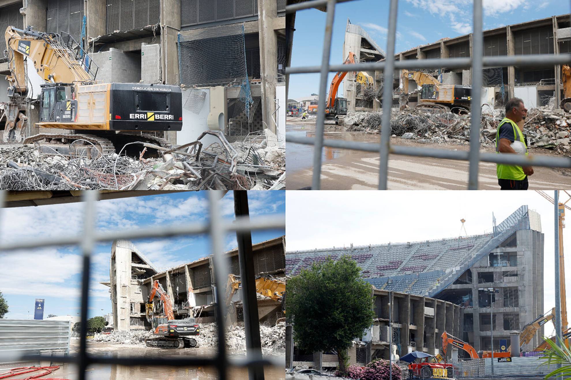 Comenz la demolicin del Camp Nou