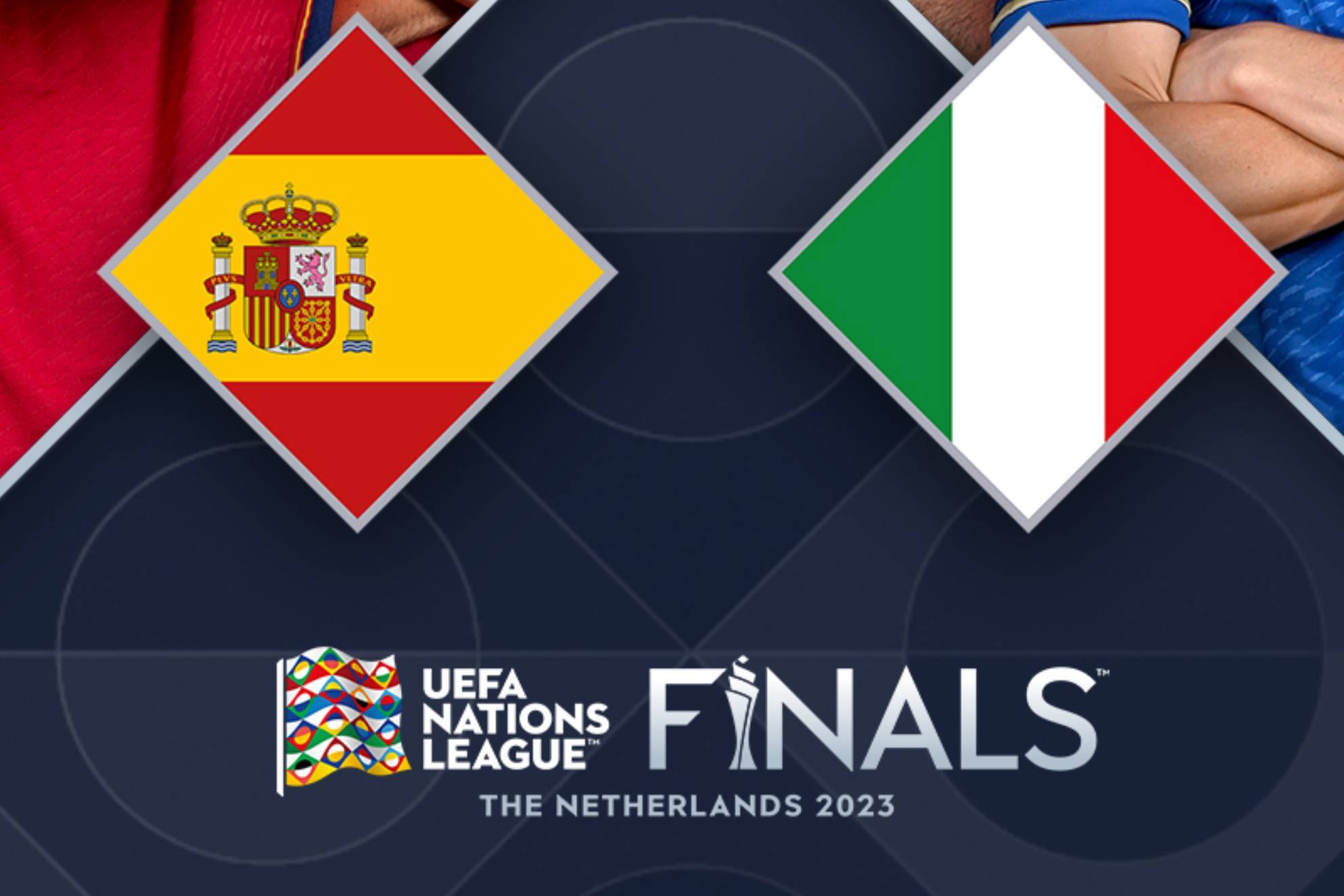 España vs Italia EN VIVO Online. Semifinal de UEFA Nations League 2023