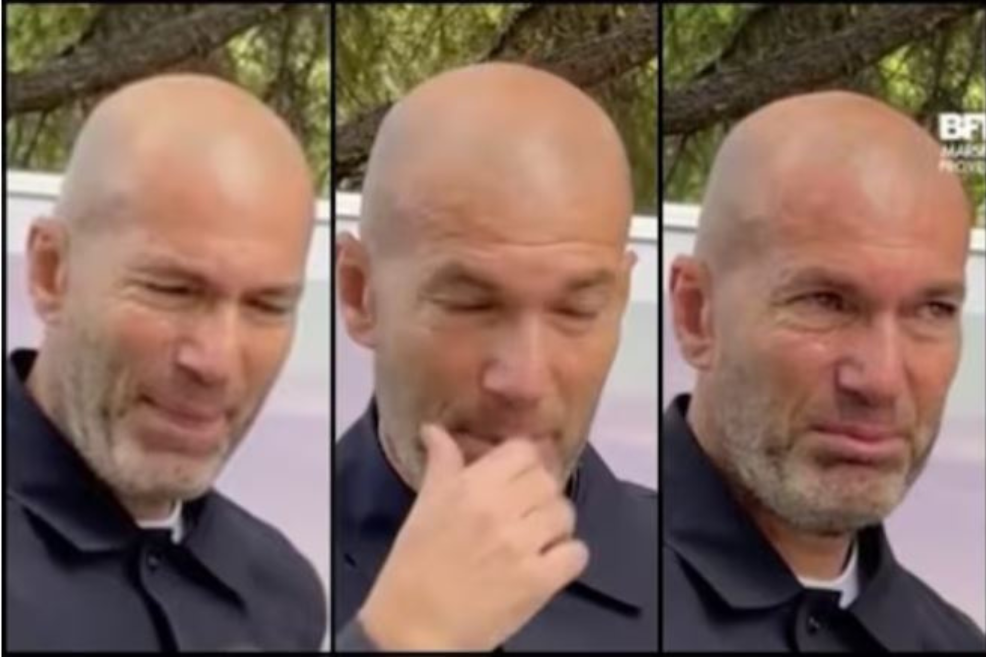 Zidane llora al ser nombrado padrino de una asociacin de ayuda a nios con cncer