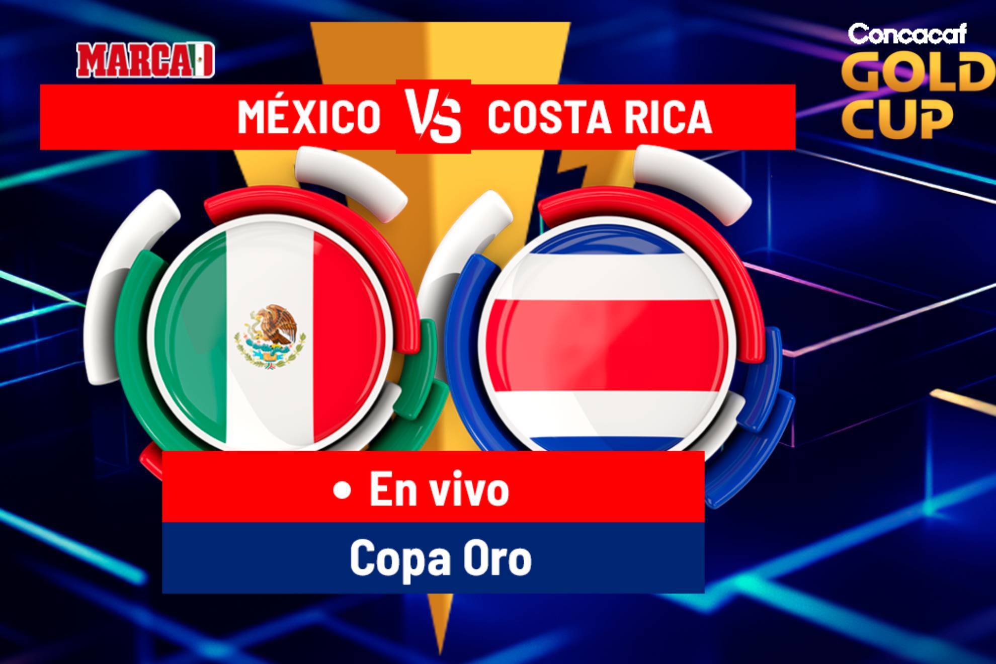 Concacaf Copa Oro M Xico Vs Costa Rica En Vivo Por Internet Juego Hoy De Cuartos Copa Oro