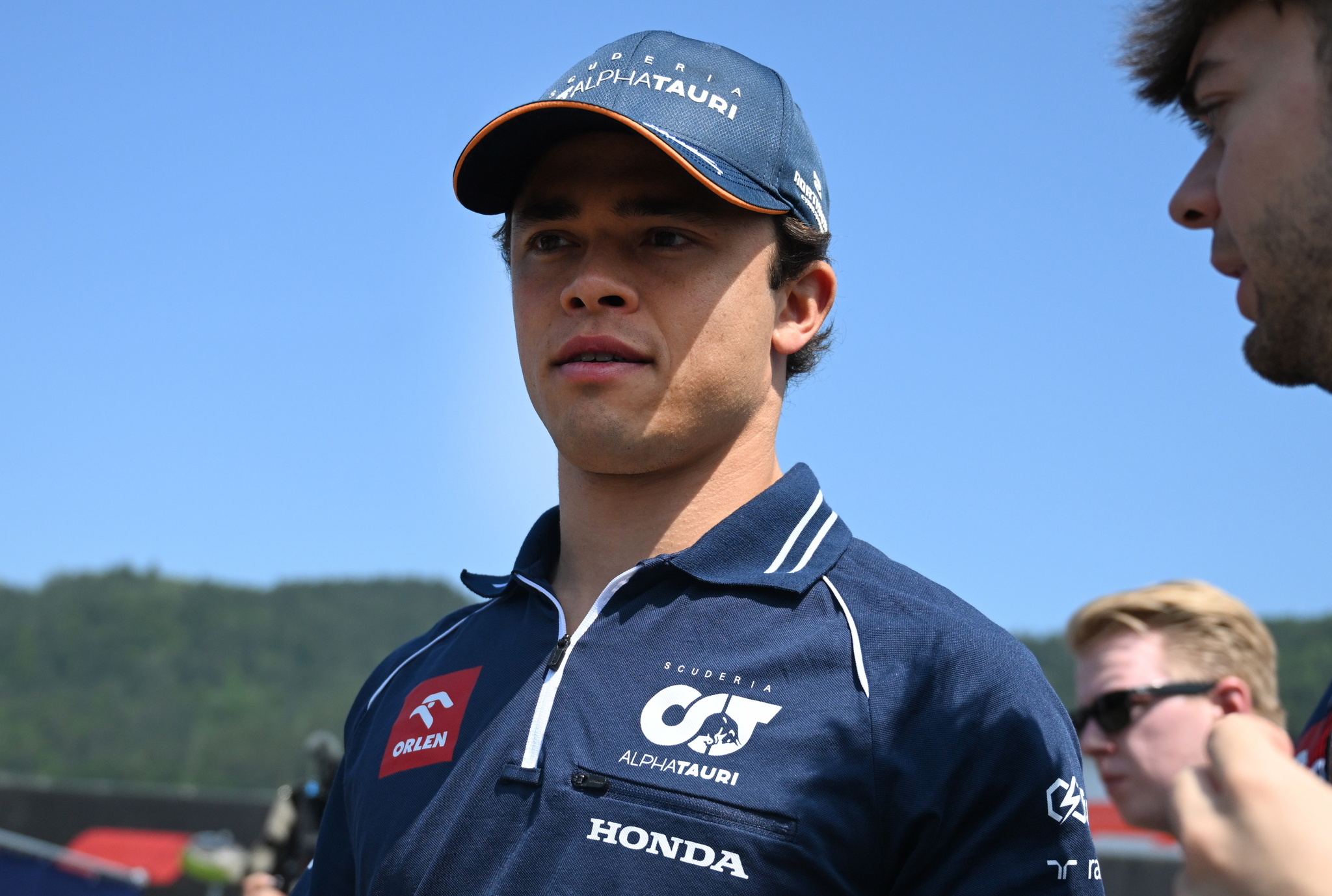 Nyck De Vries llegando al Red Bull Ring para el GP de Austria 2023