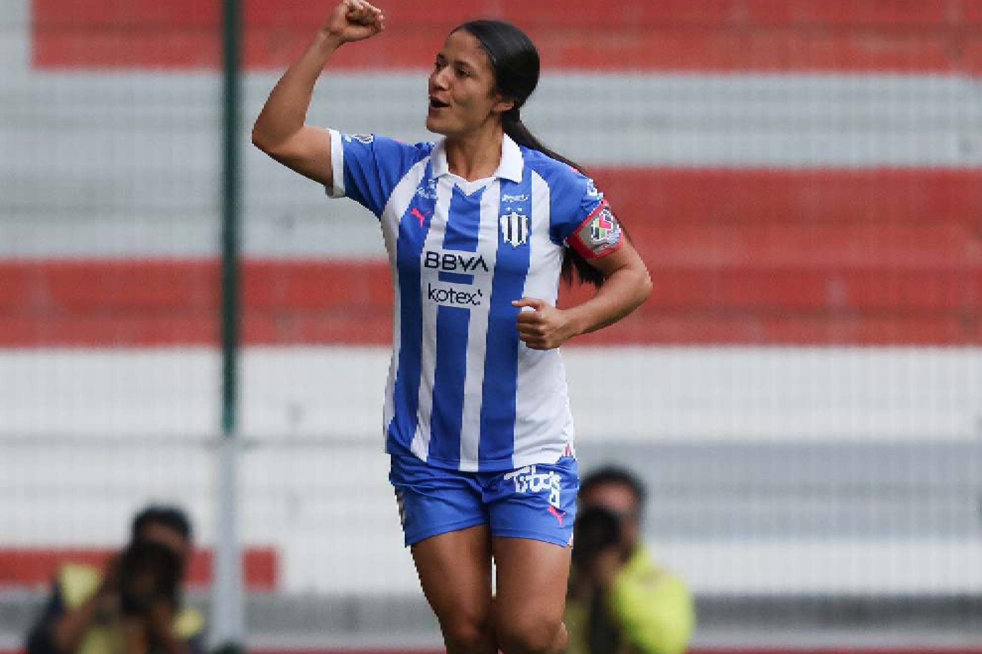 Rebeca Bernal gui la primera victoria del Monterrey en el Apertura 2023.