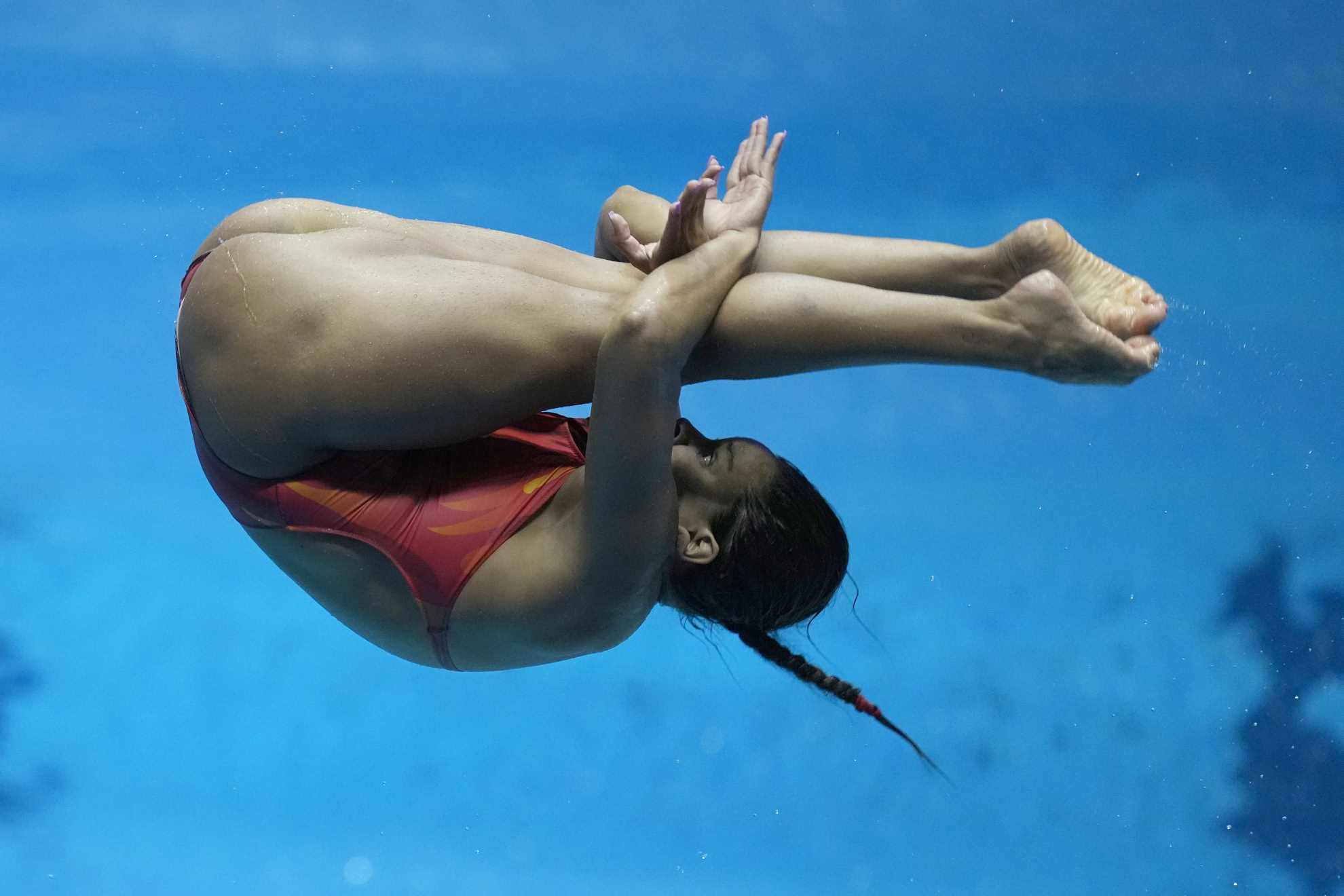 Clavados Fukuoka Mundial natacin Japn Aranza Vzquez Montano bronce medalla trampoln de 1 metro