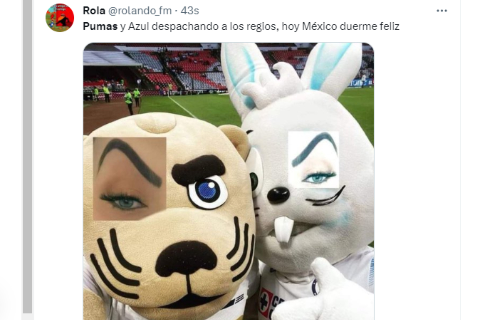 Los de Ciudad Universitaria derrotaron en casa a Tigres, mientras que la 'Máquina Cementera' venció a Monterrey en el 'Gigante de Acero', ambos resultados improbables y ambos de equipos capitalinos sobre regiomontanos, ¿qué se dijo en redes sociales?