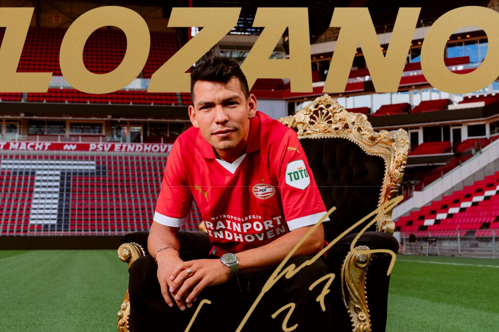 PSV Eindhoven anuncia el fichaje de Hirving Lozano