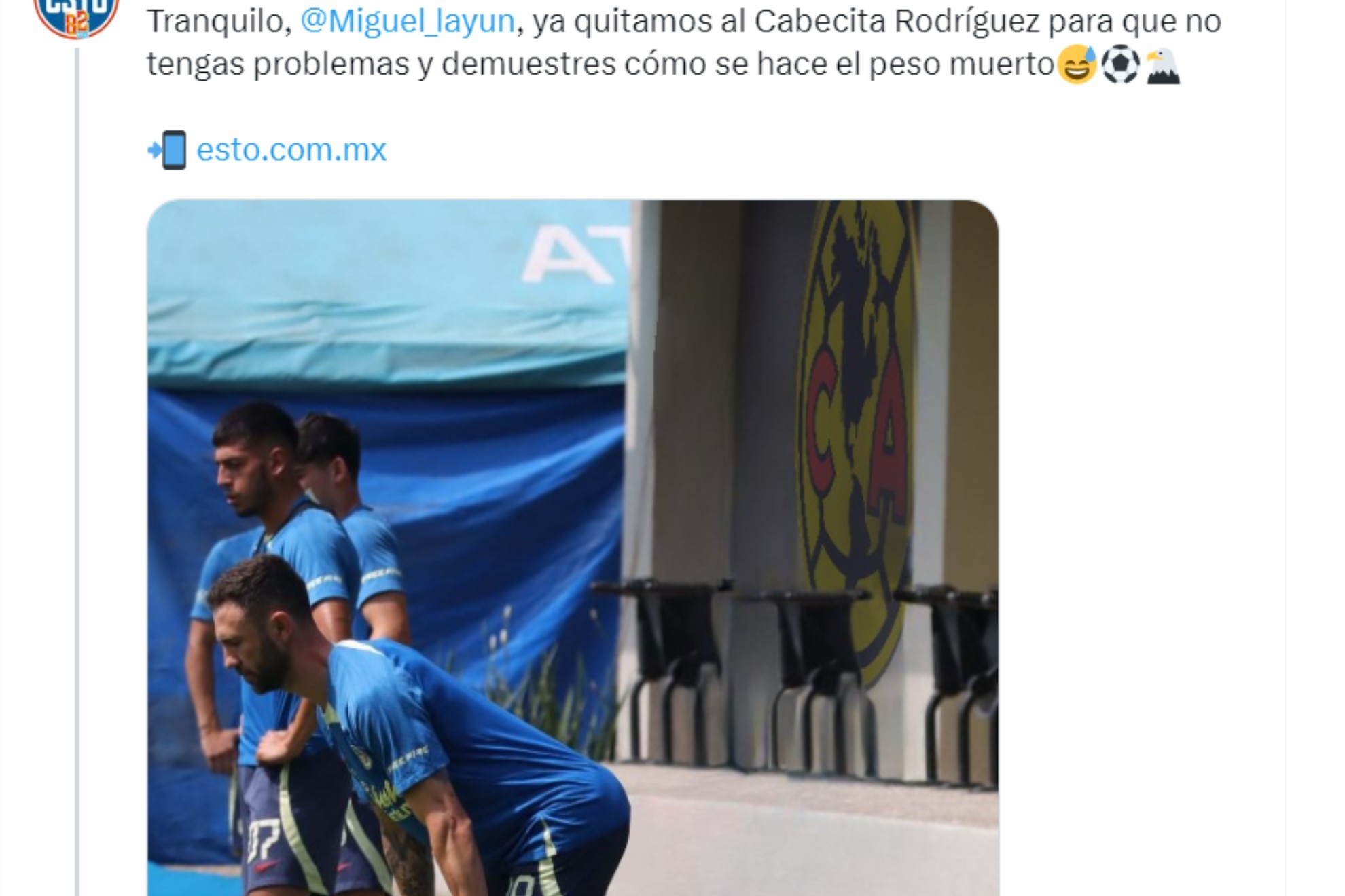 Layun pidi en sus redes sociales que retiraran al Cabecita de la imagen donde el uruguayo est haciendo su diablura. Las respuestas no se hicieron esperar
