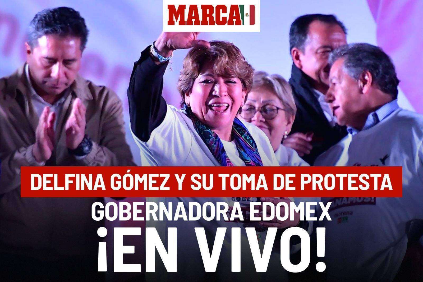 Toma de protesta Delfina Gómez EN VIVO hoy. Mensaje Gobernadora Edomex