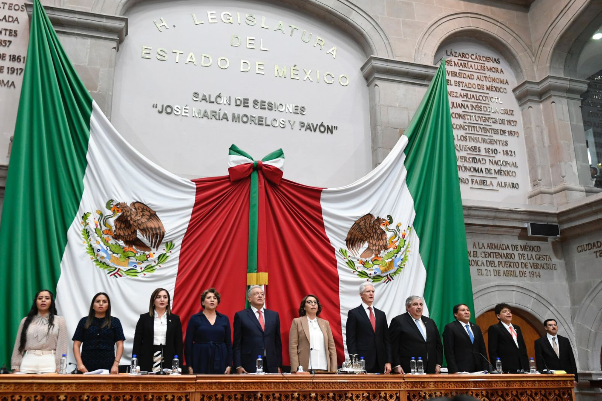 Delfina Gómez en su Toma de Protesta como Gobernadora Constitucional ante el Congreso Local