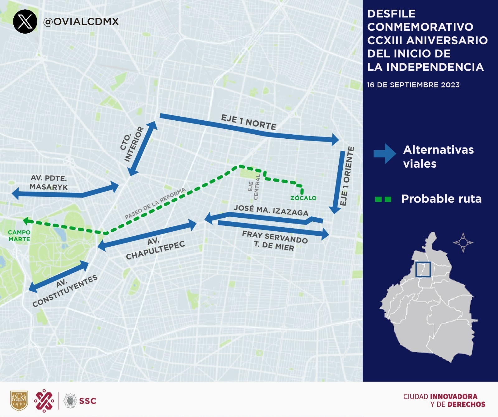 Desfile del 16 de septiembre EN VIVO. Sin incidentes, concluye Desfile ...
