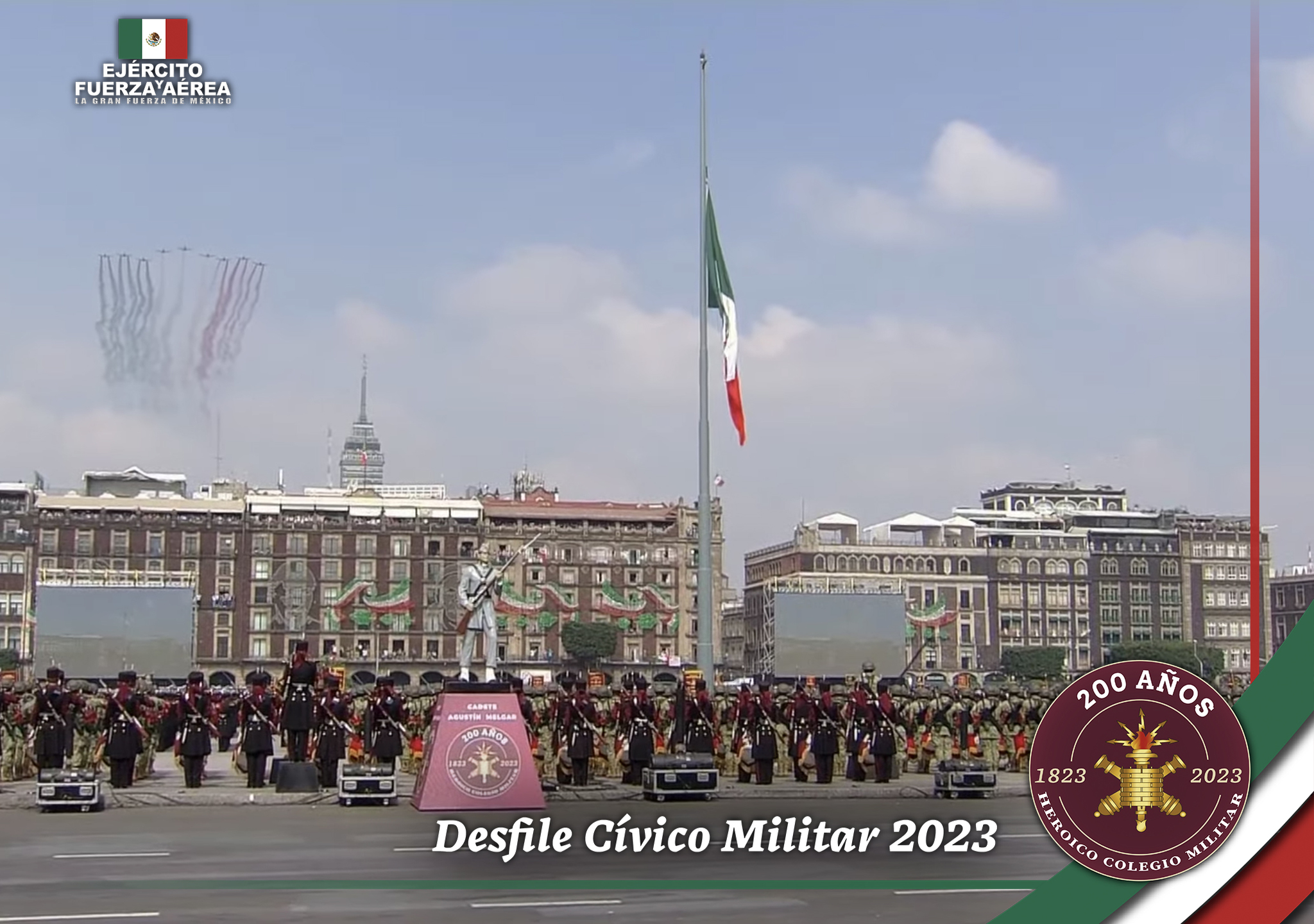 Desfile del 16 de septiembre EN VIVO. Sin incidentes, concluye Desfile